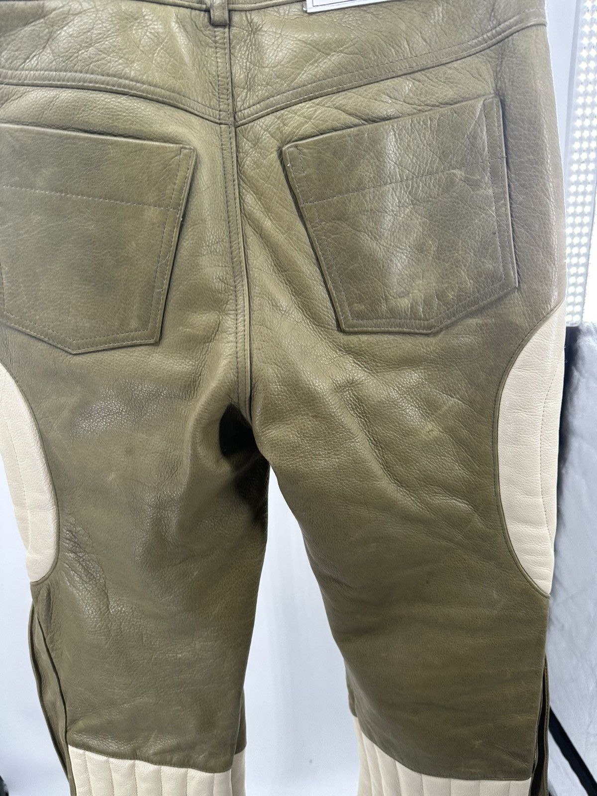 Who Decides War Who decides wore leather biker pants Size US 30 / EU 46 - 13 Thumbnail