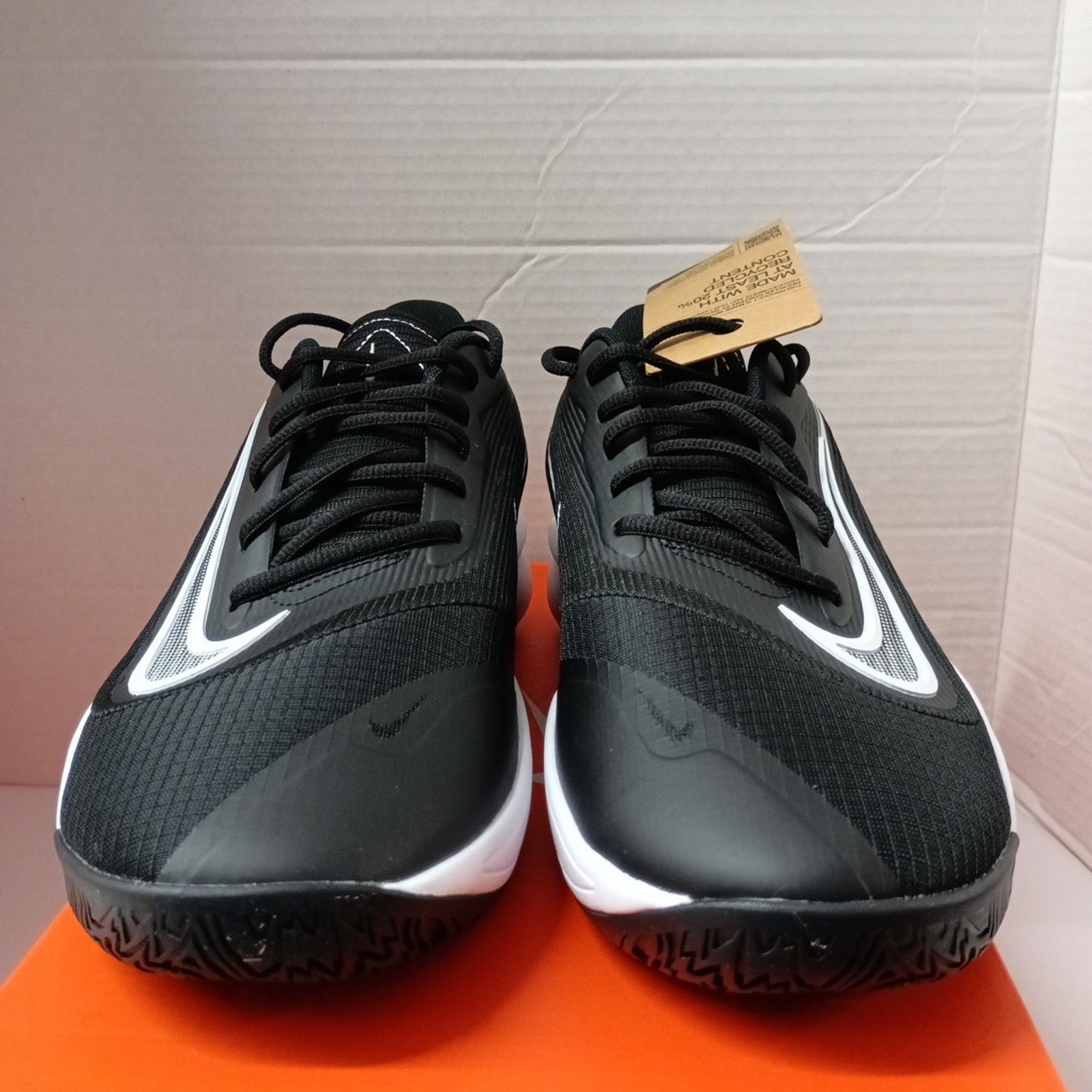 Nike Men's Nike Precision VII Basketball Sneakers Size 9 Black Size US 9 / EU 42 - 2 Thumbnail