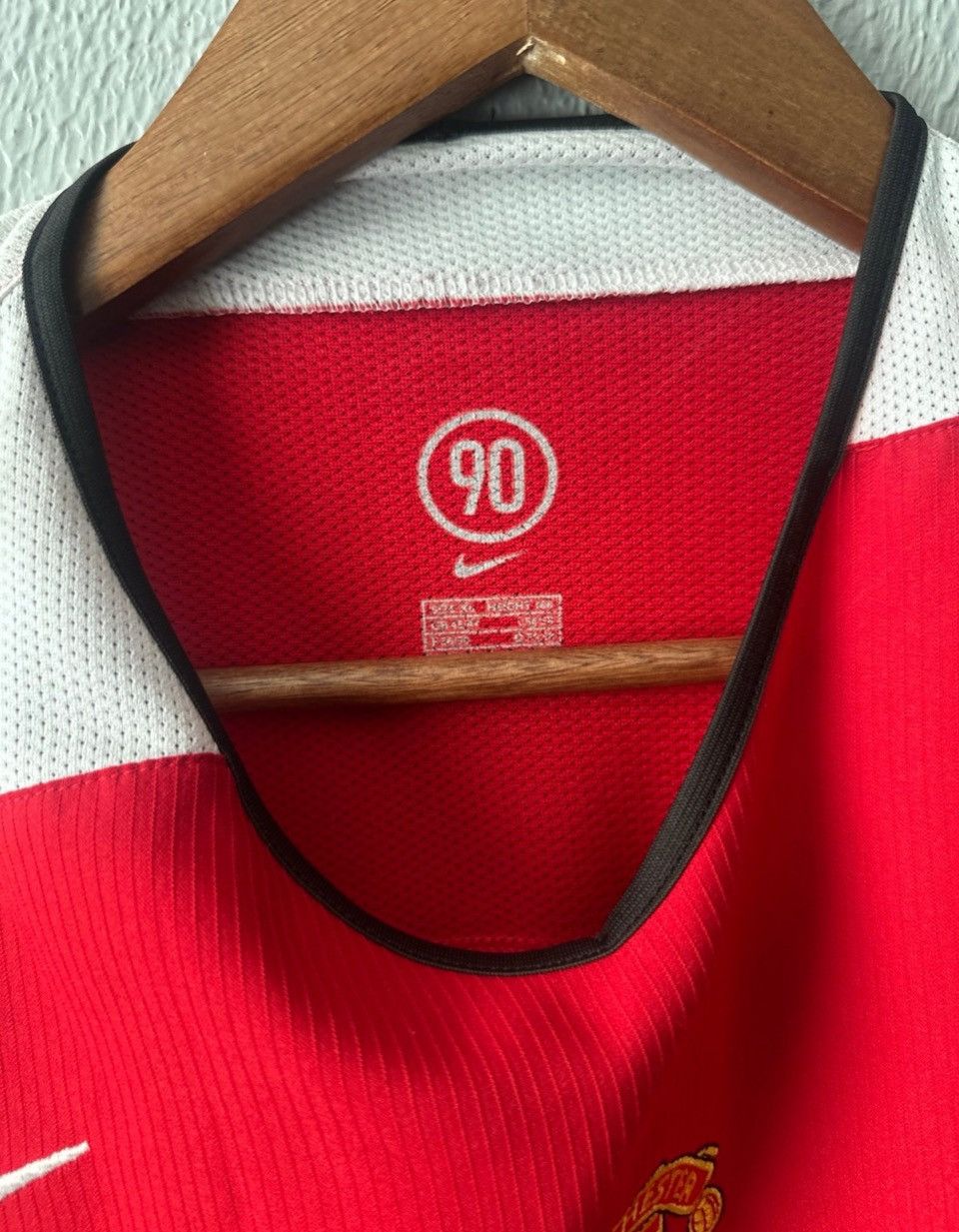 Nike × Vintage Nike Manchester United soccer jersey Size US XL / EU 56 / 4 - 5 Thumbnail