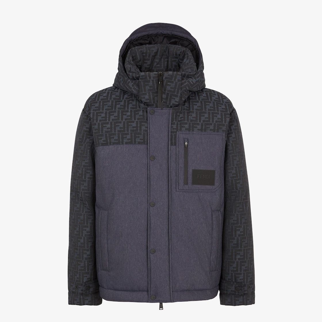 Fendi o1s1wg111225 FAA937 Ski Jacket in Blue/Black Size US L / EU 52-54 / 3 - 1 Thumbnail