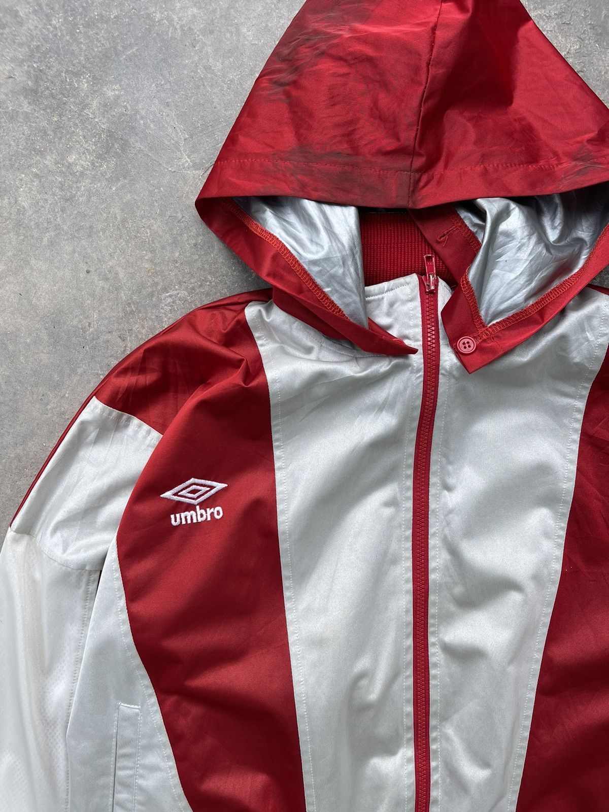 Slam Jam × Umbro 🔥Vintage Umbro Waterproof Windbreaker Hoodie Jacket Size US M / EU 48-50 / 2 - 7 Thumbnail