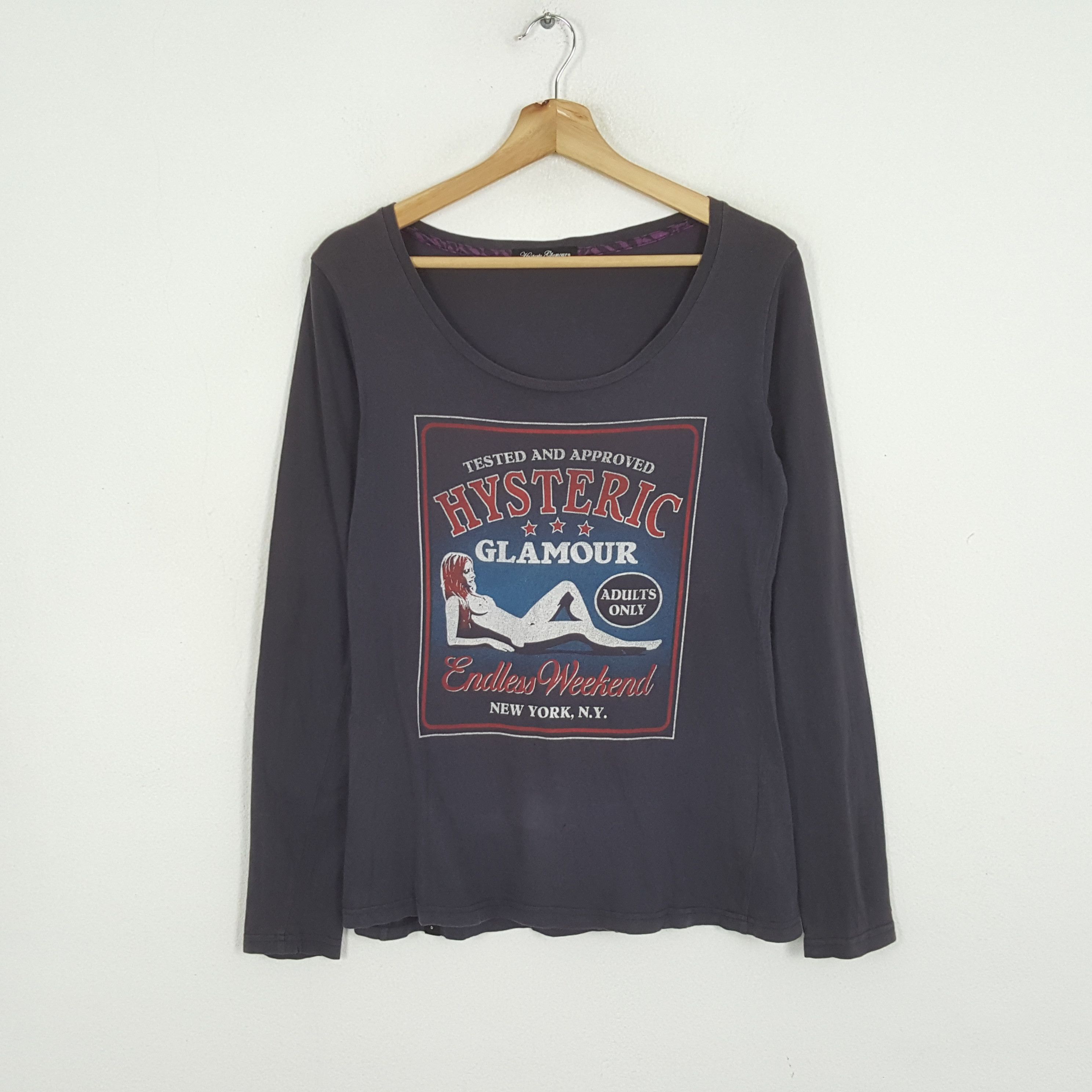 Hysteric Glamour × Japanese Brand × Vintage Vintage HYSTERIC GLAMOUR Japanese Fashion Brand T-Shirts Size S / US 4 / IT 40 - 1 Thumbnail
