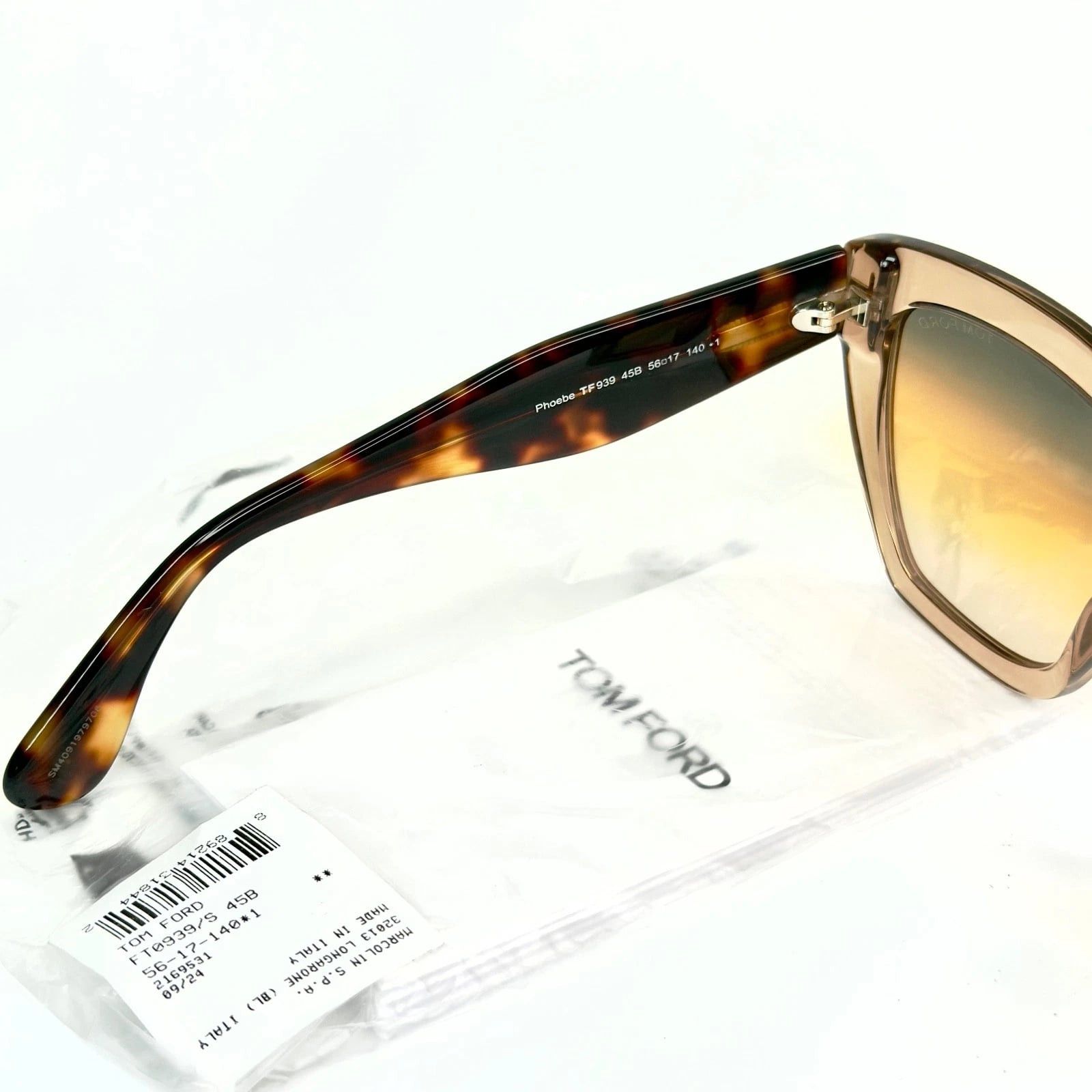 Tom Ford TOM FORD PHOEBE TF939 45B Classic Sunglasses 939 FT0939 Size ONE SIZE - 2 Thumbnail