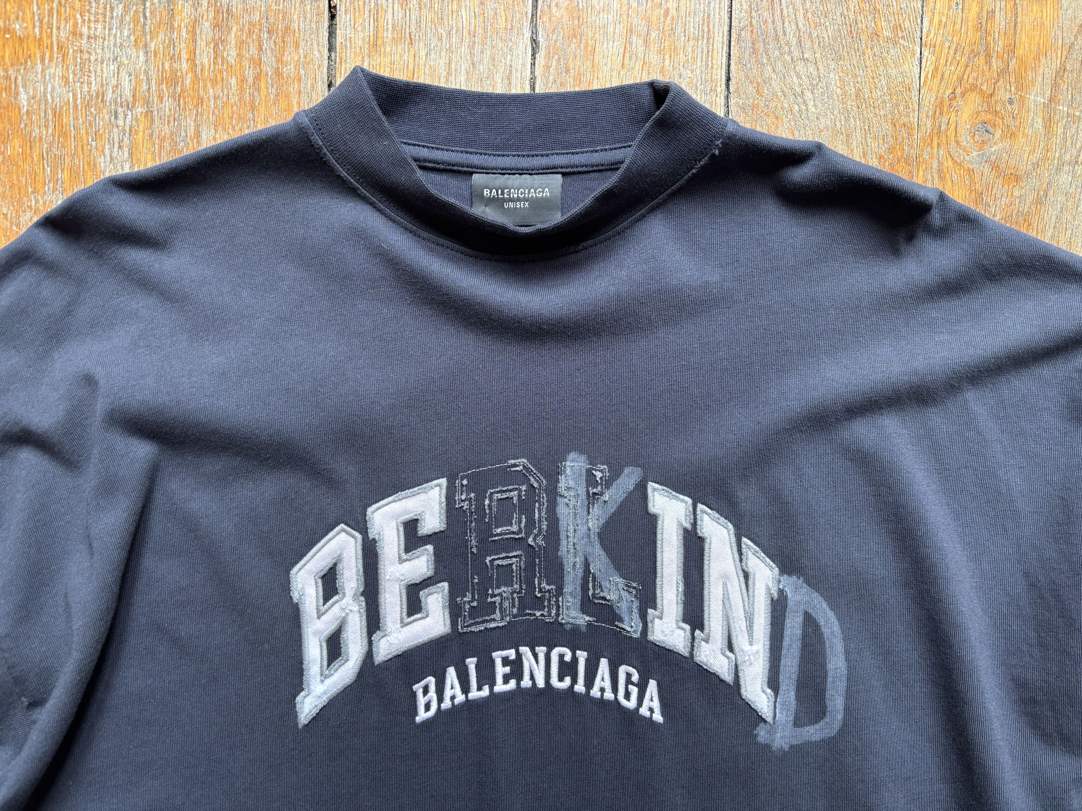Balenciaga BE KIND LS Shirt Size US S / EU 44-46 / 1 - 2 Thumbnail