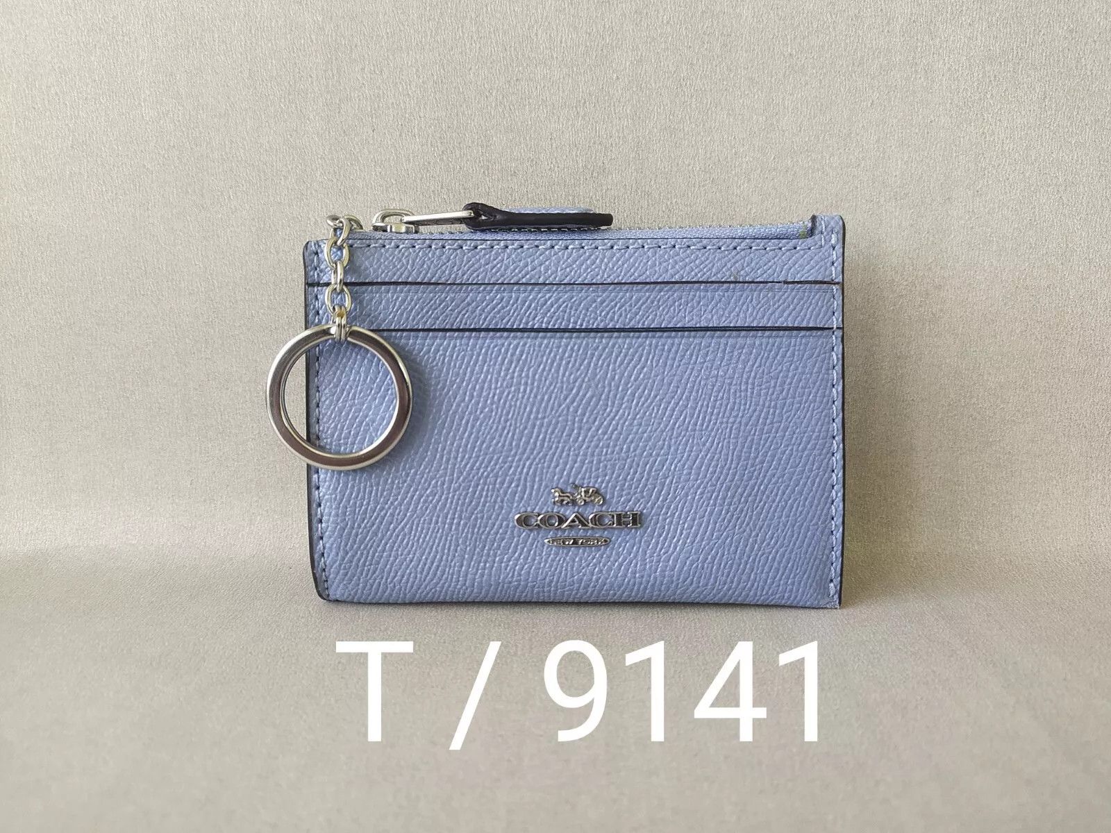 Coach Coach Mini Skinny ID zip CardCase cross grain leather T 9141 Size ONE SIZE - 12 Thumbnail