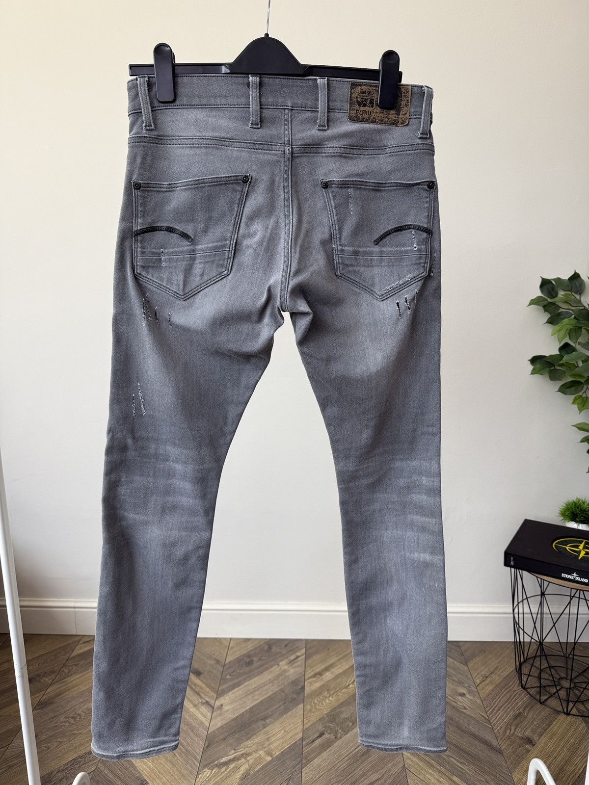 G-Star Vintage G-Star RAW Men's REVEND SKINNY JEANS Slim Grey Wash Size US 31 - 9 Thumbnail