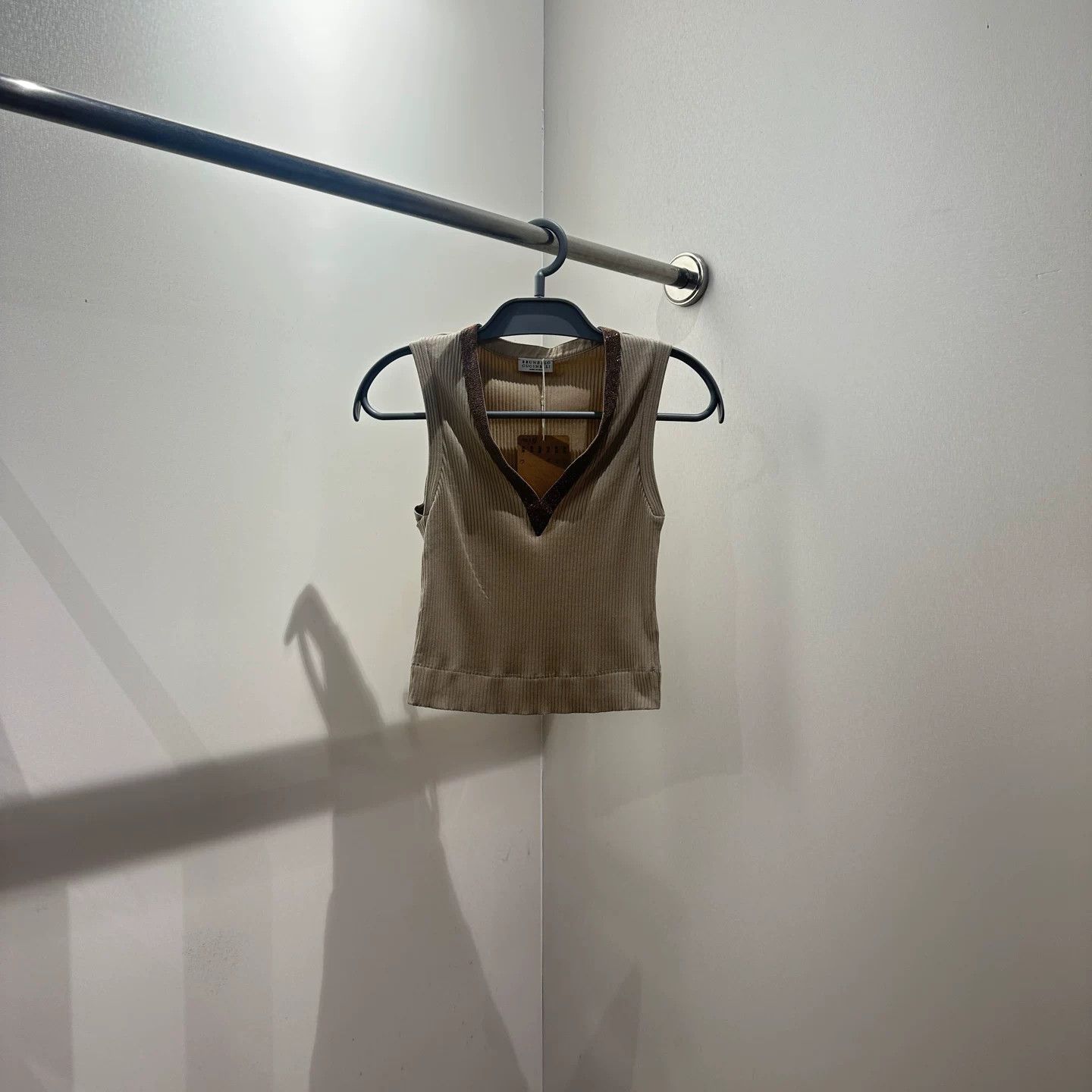 Brunello Cucinelli Brunello Cucinelli Tank Top XS Women Size XS / US 0-2 / IT 36-38 - 1 Thumbnail