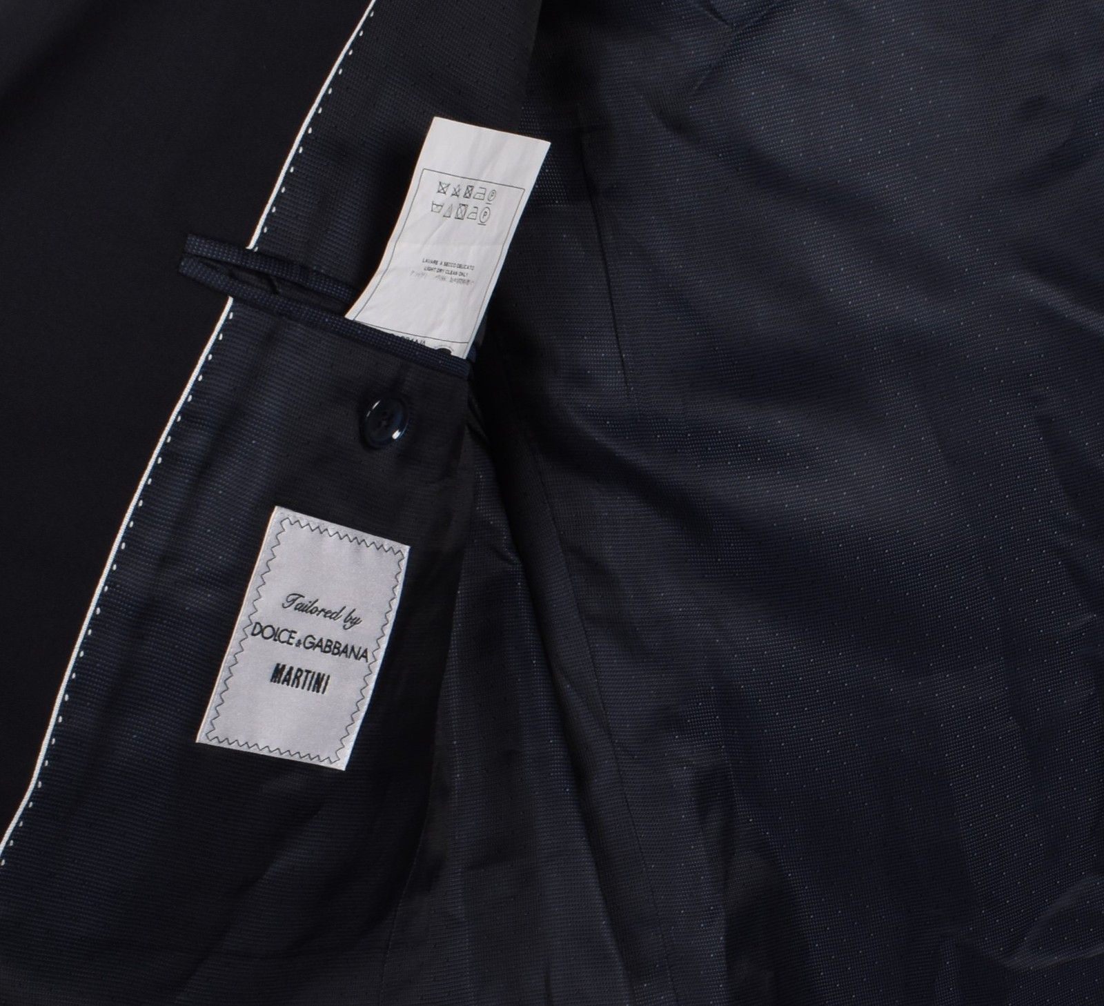 Dolce & Gabbana Dolce Gabbana Men Suit Single Breasted Martini IT52-L, S1680 Size 52R - 11 Thumbnail