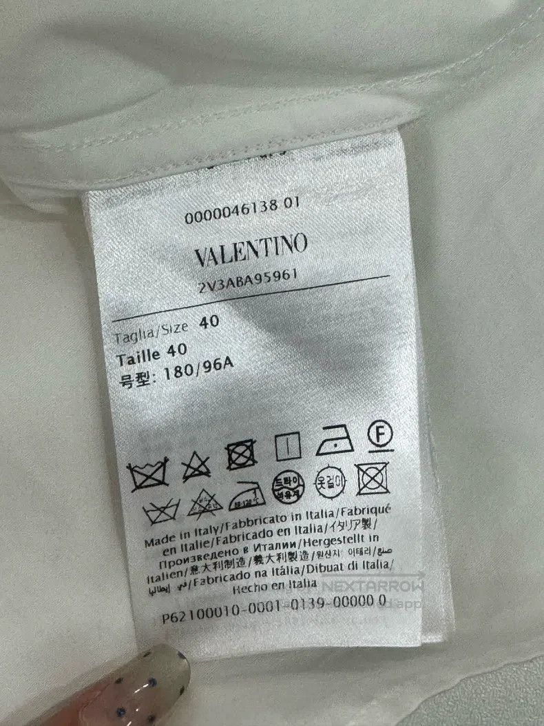 Valentino Valentino White rose shirt Size XS / US 0-2 / IT 36-38 - 6 Thumbnail