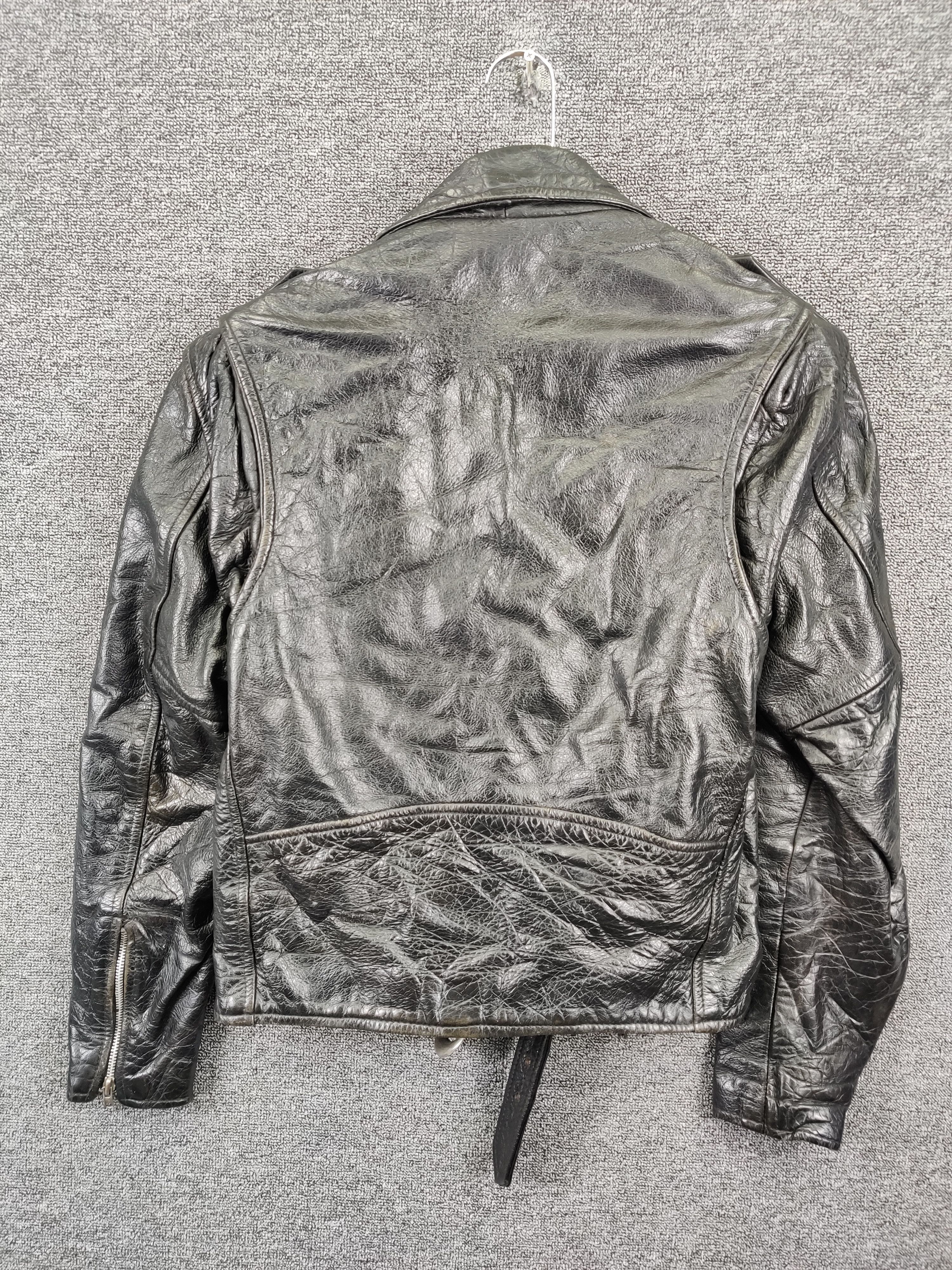 Vintage Vintage Unik Leather Motorcycle Jacket Like Perfecto Size US M / EU 48-50 / 2 - 5 Thumbnail