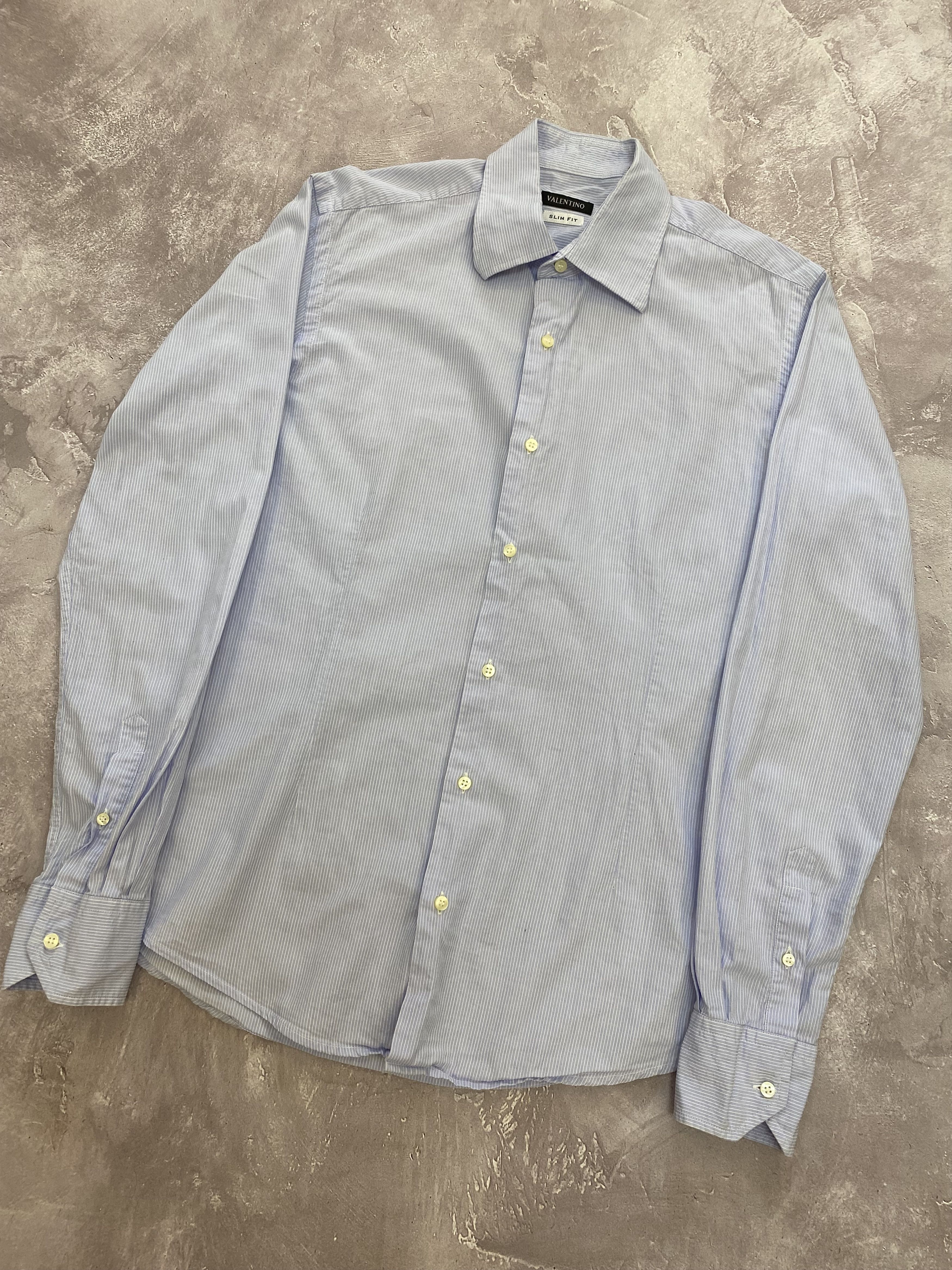 Designer Vintage Valentino Long Sleeve Shirt Size US M / EU 48-50 / 2 - 2 Thumbnail