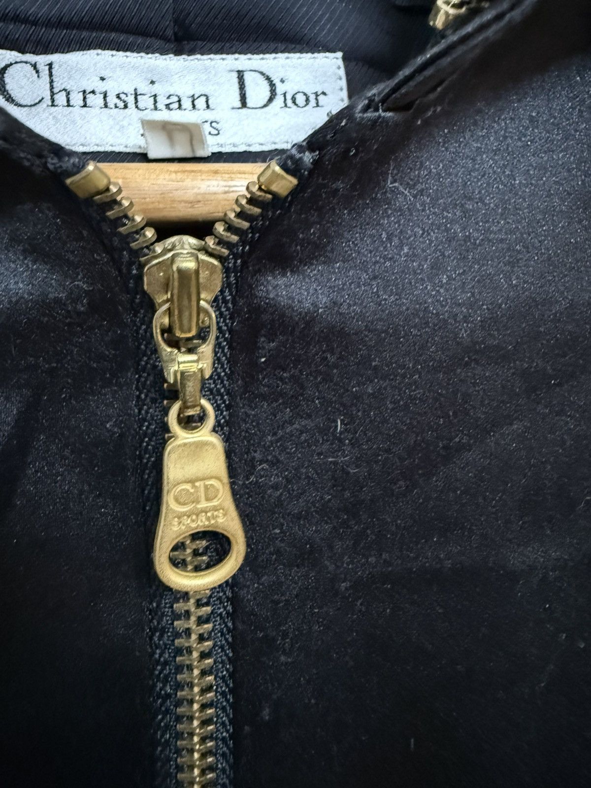 Dior × Vintage Vintage Christian Dior Sports Sleeveless Jacket With Hoodie Size L / US 10 / IT 46 - 2 Thumbnail