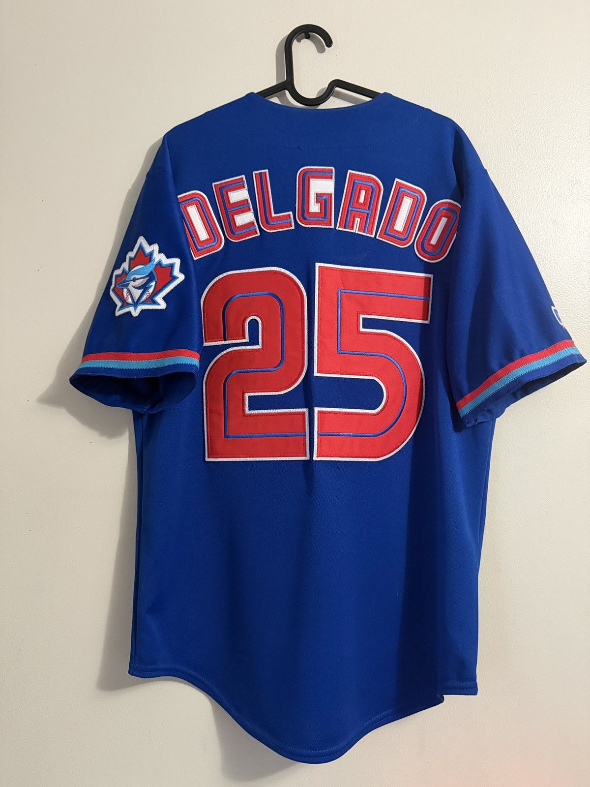 MLB 2001 Russell Athletic Toronto Blue Jays Delgado MLB Jersey Size US M / EU 48-50 / 2 - 8 Thumbnail