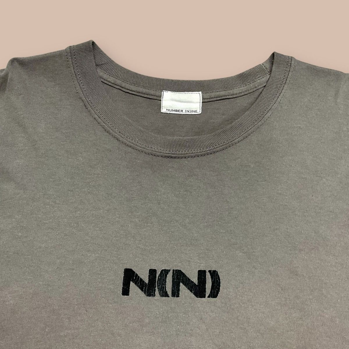 Number (N)ine Number (N)ine DENIM L/S Grey Tee Size US L / EU 52-54 / 3 - 6 Thumbnail