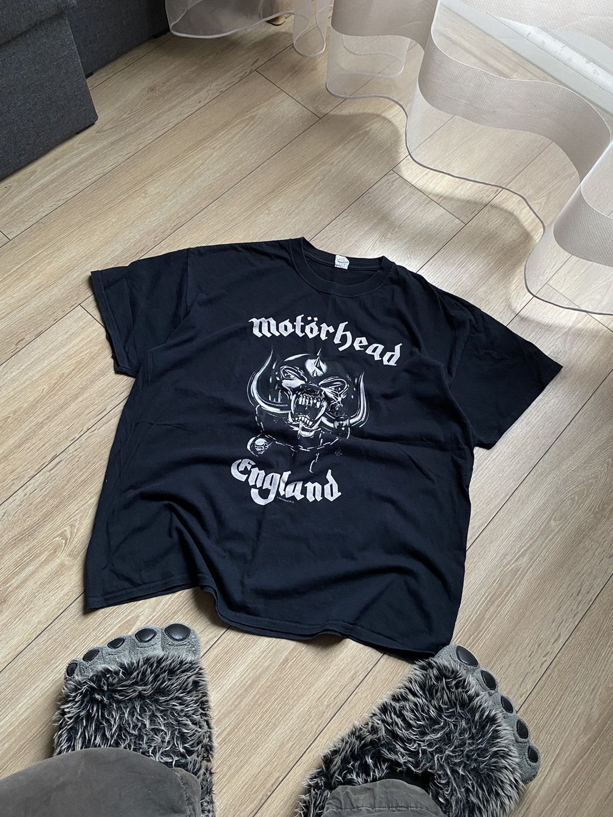 Band Tees × Vintage 🎸MOTORHEAD VINTAGE 00’S ROCK TEE „ENGLAND TEE” Size US XL / EU 56 / 4 - 1 Thumbnail
