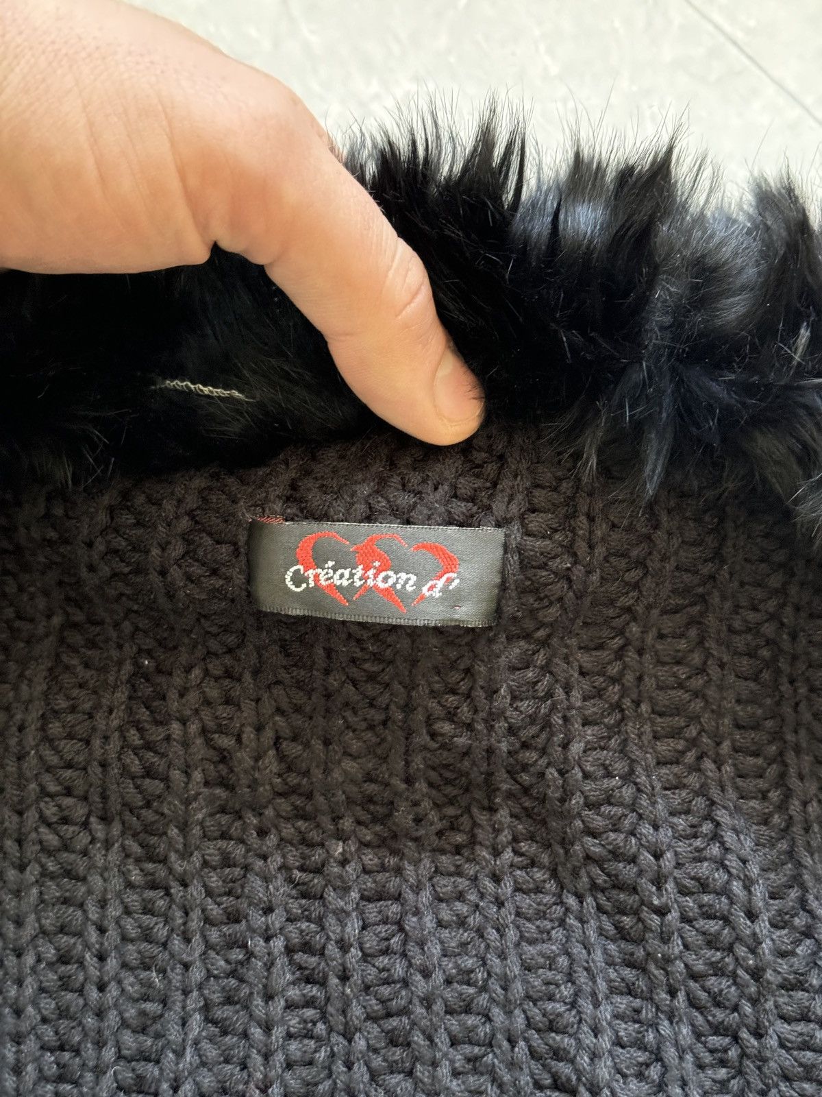 Hysteric Glamour Vintage Fur Knitted Jacket IfSixWasNine Style y2k Avantgarde Size M / US 6-8 / IT 42-44 - 4 Thumbnail
