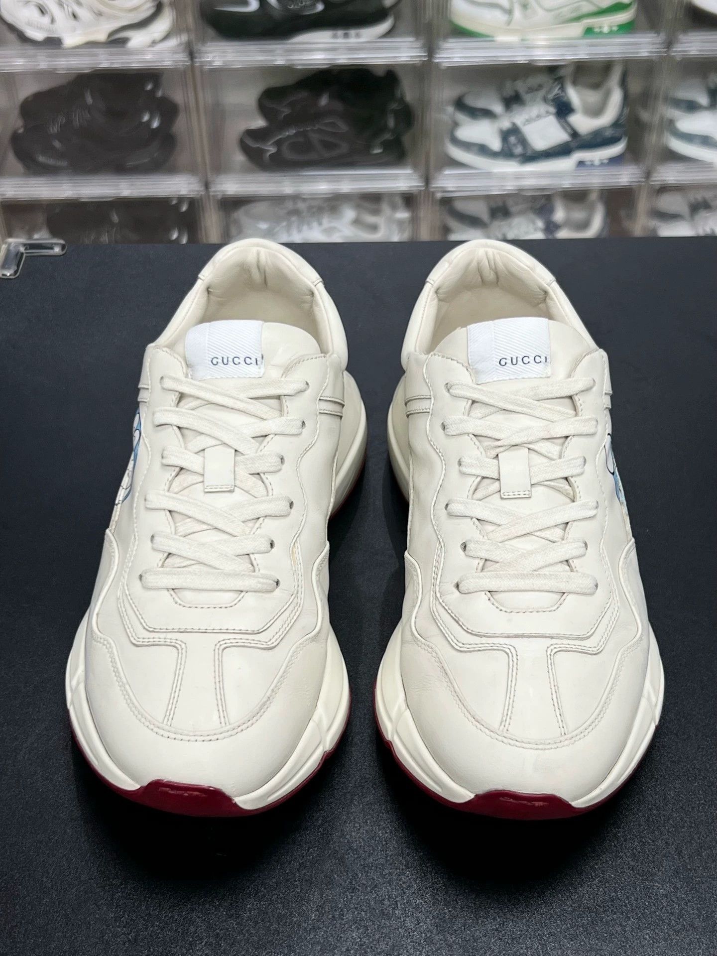 Gucci gucci rhyton sneakers with doraemon design Size US 9 / EU 42 - 2 Thumbnail