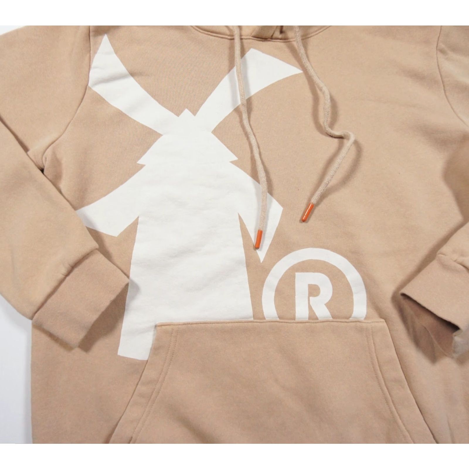 Vintage Dutch Bros Coffee Sweatshirt Mens Medium Tan Hoodie Pullover Sweater Fleece Size US M / EU 48-50 / 2 - 2 Thumbnail