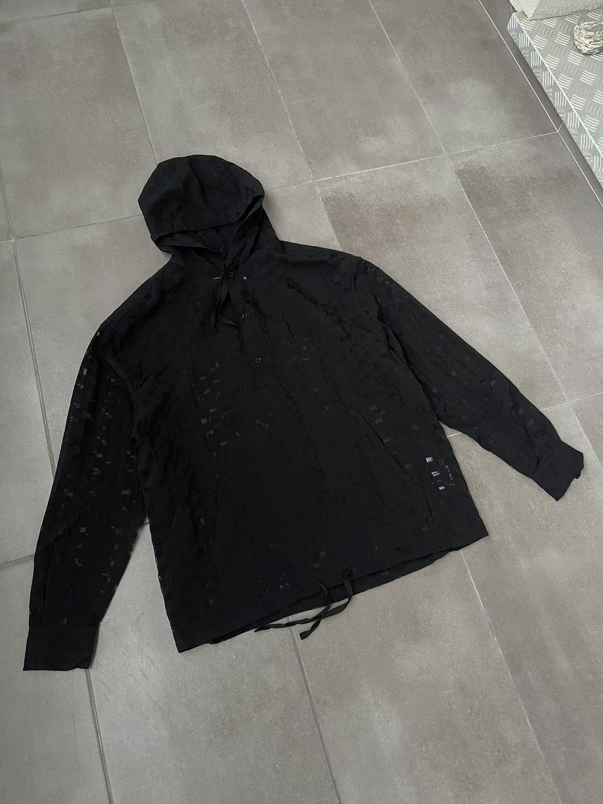 Henrik Vibskov !DS! SS24 Henrik Vibskov Booking Black Hoodie Shirt Size US S / EU 44-46 / 1 - 13 Thumbnail