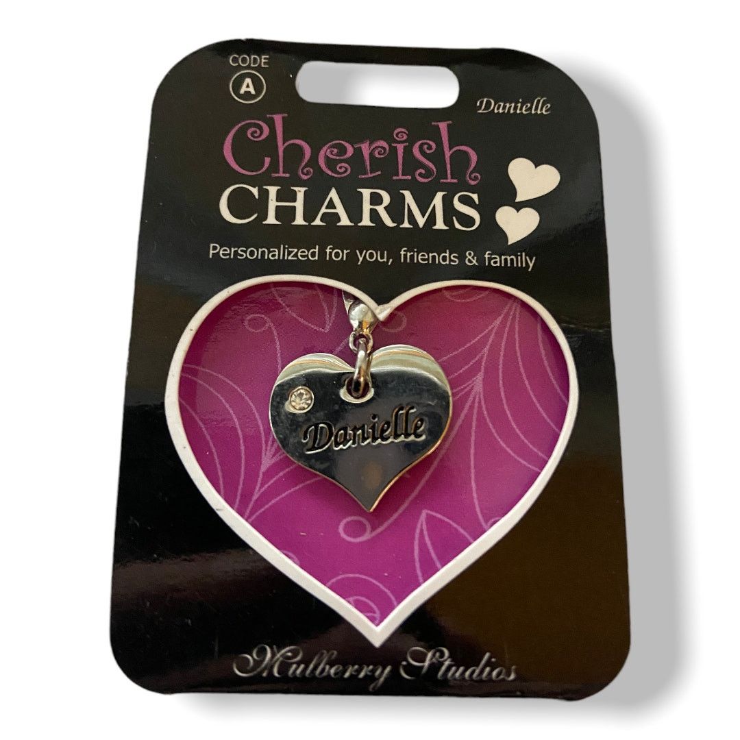 Other Cherish Charms DANIELLE Name Bracelet Charm Silvertone NEW Size ONE SIZE - 1 Thumbnail