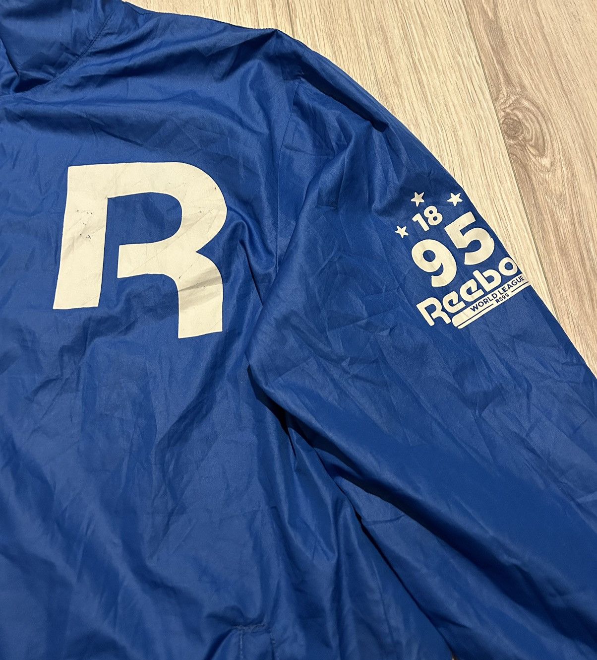 Reebok Vintage Reebok light logo jacket Size US L / EU 52-54 / 3 - 3 Thumbnail
