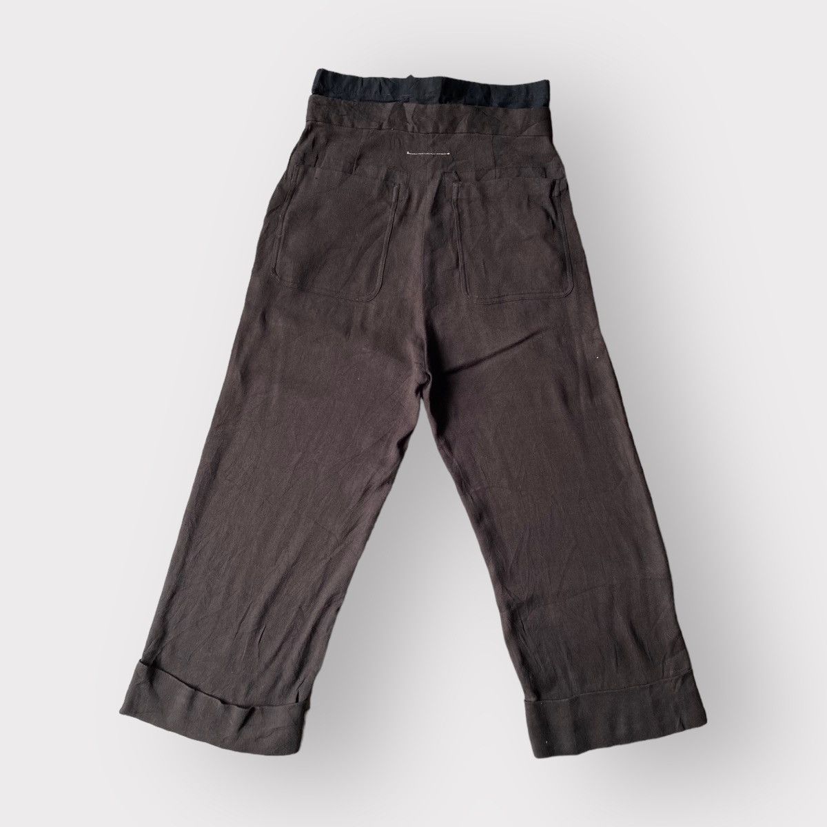 Maison Margiela SS15 MM6 Double Waist Drawstring Pants Size 27" / US 4 / IT 40 - 5 Thumbnail
