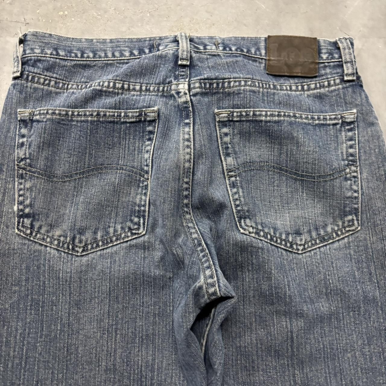 Japanese Brand × Vintage Crazy Vintage Y2K/2000s Grunge Dark Wash Denim Jeans! Size US 32 / EU 48 - 7 Thumbnail