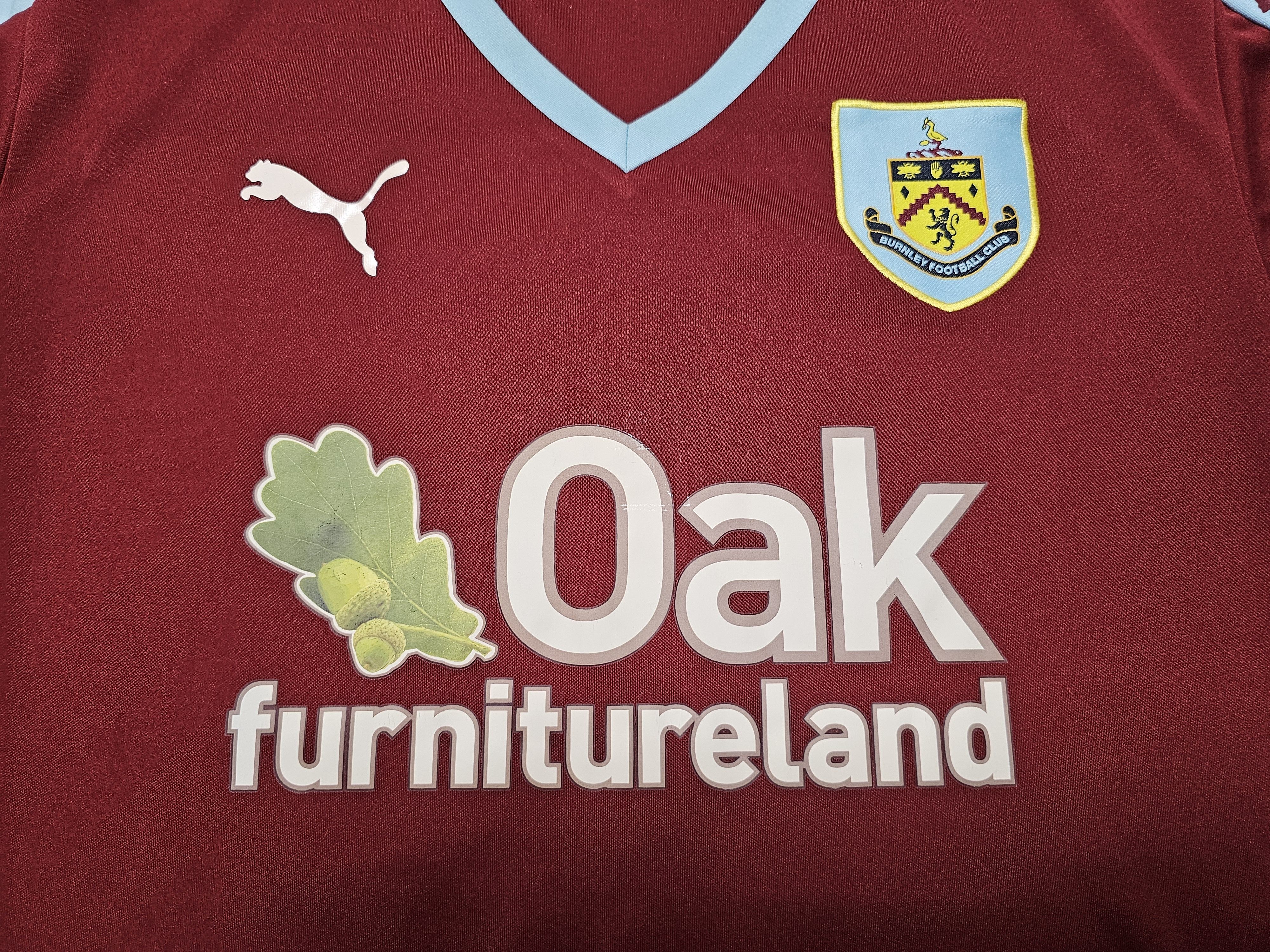 All Sport × Puma BURNLEY 2015 2016 HOME FOOTBALL SHIRT SOCCER JERSEY Size US L / EU 52-54 / 3 - 3 Thumbnail