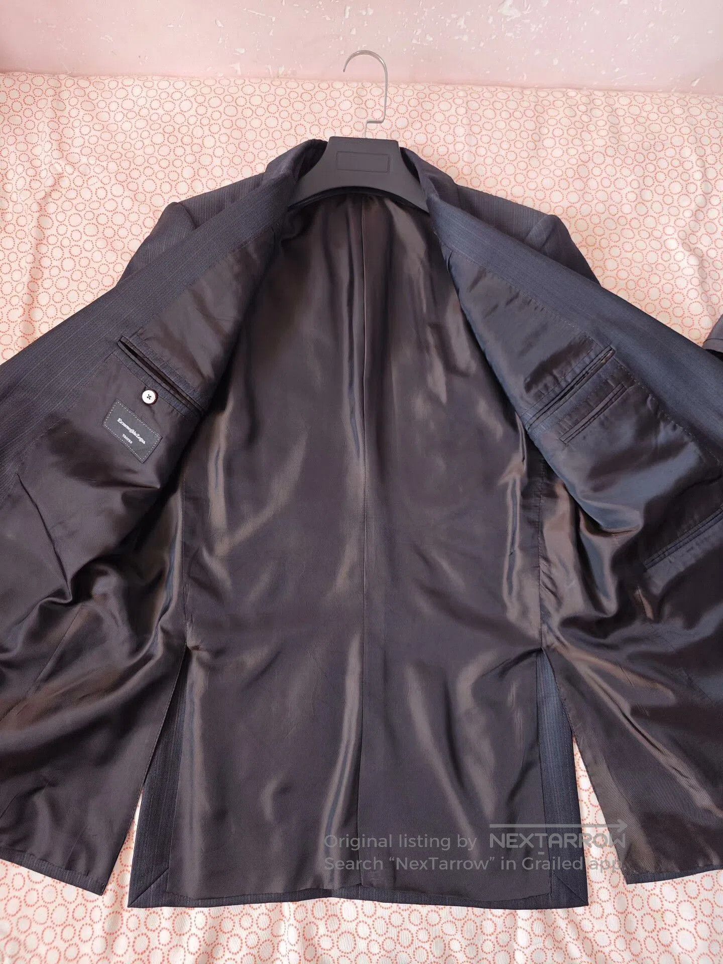 Ermenegildo Zegna Zegna Trofeo Wool Blazer with Stripes. Size US M / EU 48-50 / 2 - 8 Thumbnail