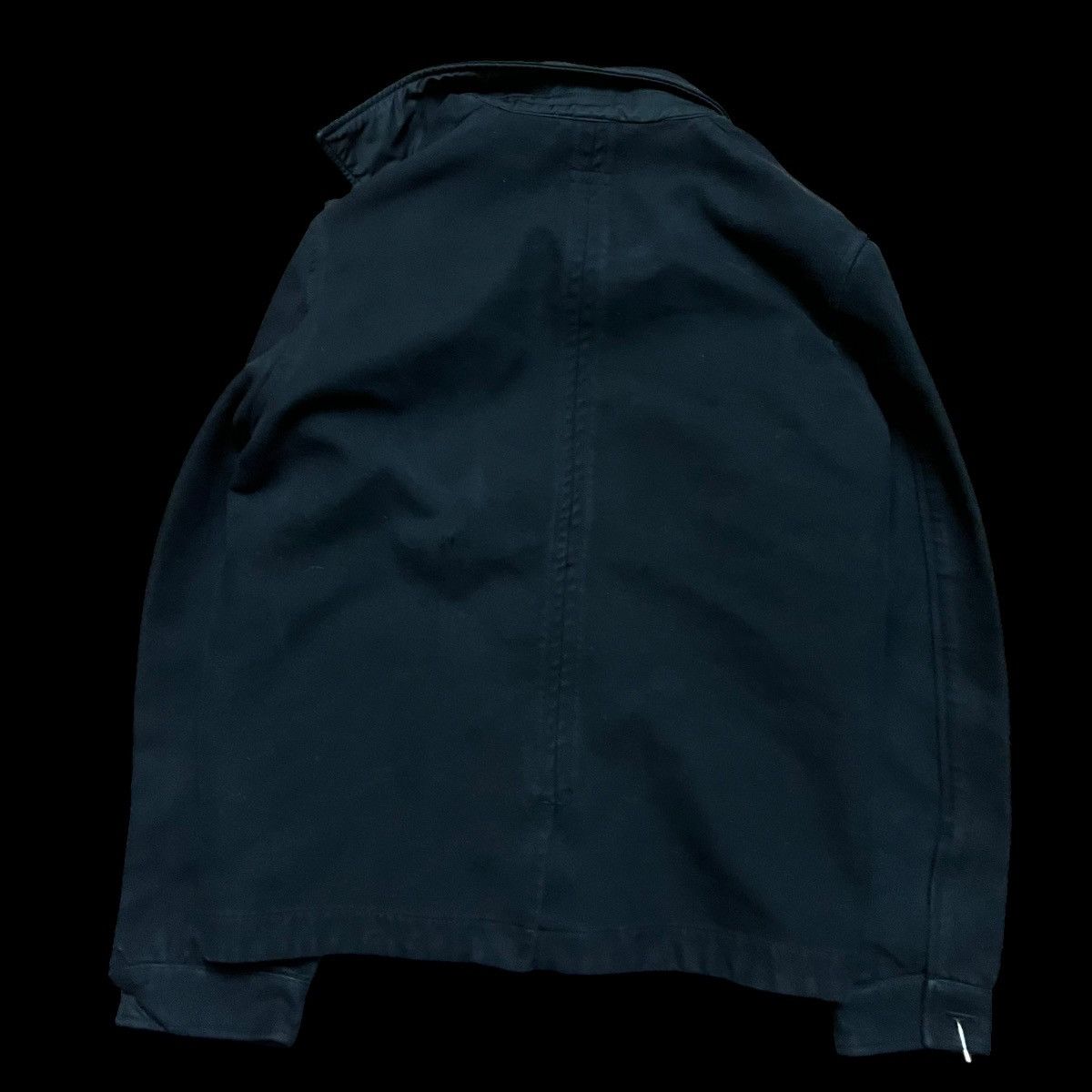 Japanese Brand Oobe Brand Black Chore Jacket Faded Size L Worn Used Size US L / EU 52-54 / 3 - 10 Thumbnail