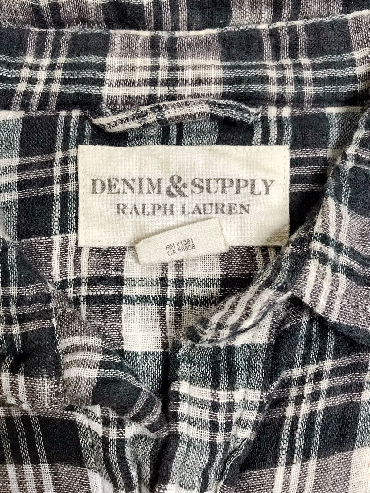 Denim & Supply Ralph Lauren × Ralph Lauren × Vintage Denim & Supply Ralph Lauren Vintage Plaid Flannel Size US L / EU 52-54 / 3 - 7 Thumbnail