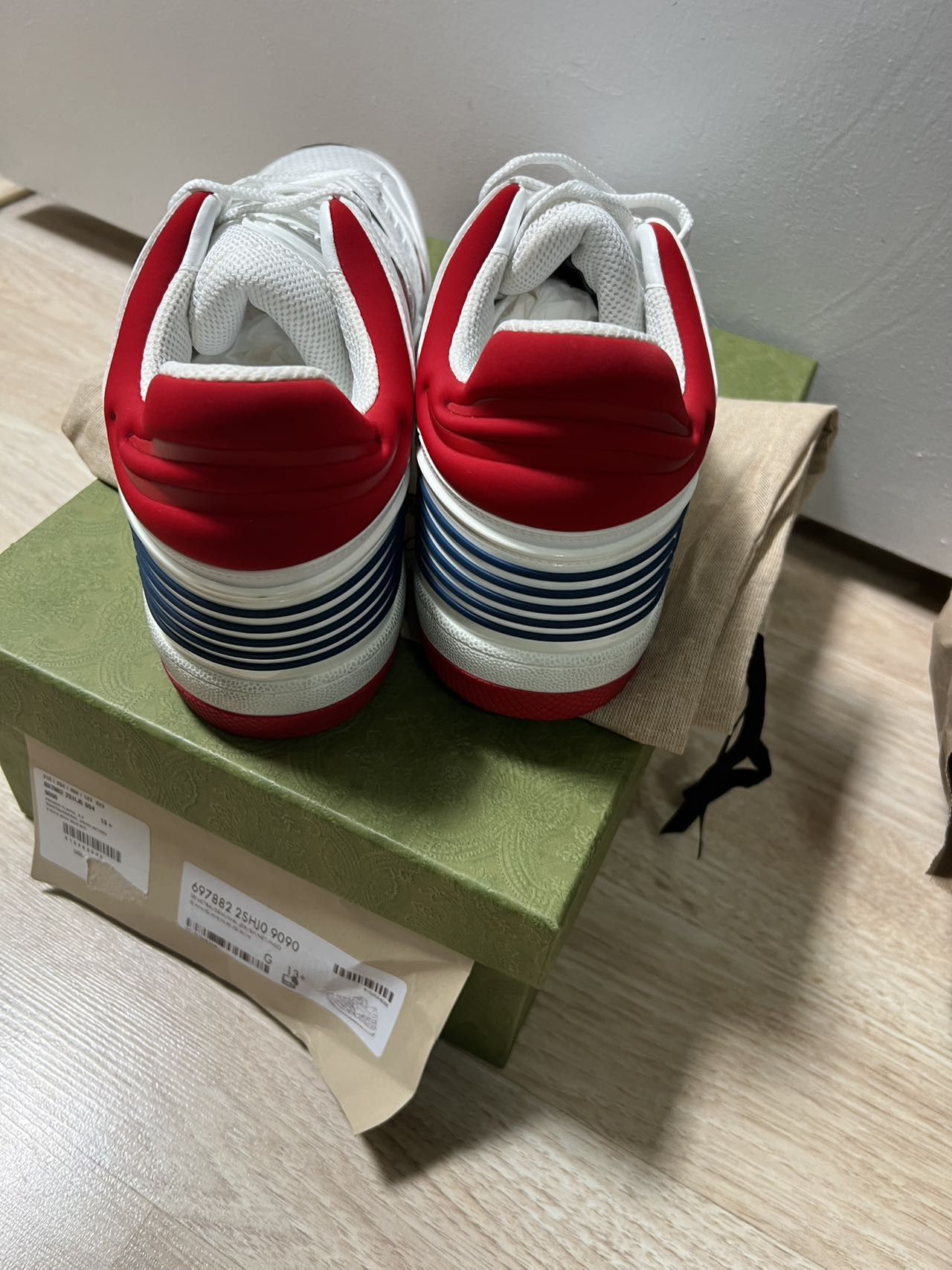 Gucci Gucci Basket White Demetra Size US 14 / EU 47 - 4 Thumbnail