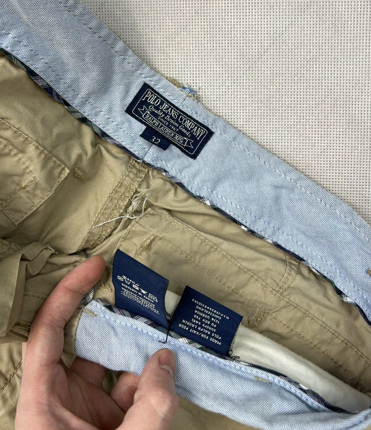 Polo Ralph Lauren × Ralph Lauren × Vintage Cargo Shorts Ralph Lauren Polo Jeans Company 67 Vintage Size US 32 / EU 48 - 4 Thumbnail