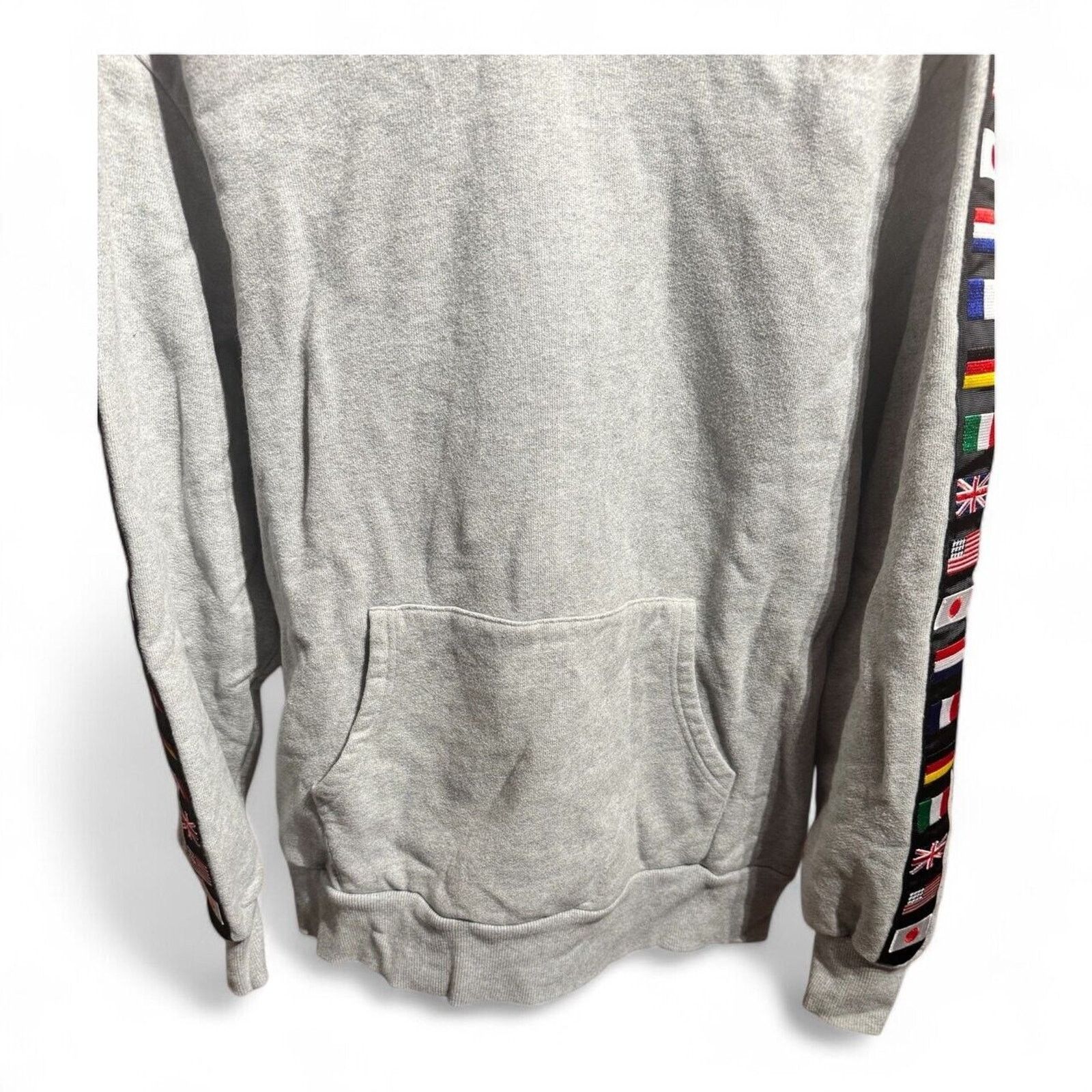 Kith Kith Love Thy City Hoodie Gray International Flags Size XL Size US XL / EU 56 / 4 - 6 Thumbnail