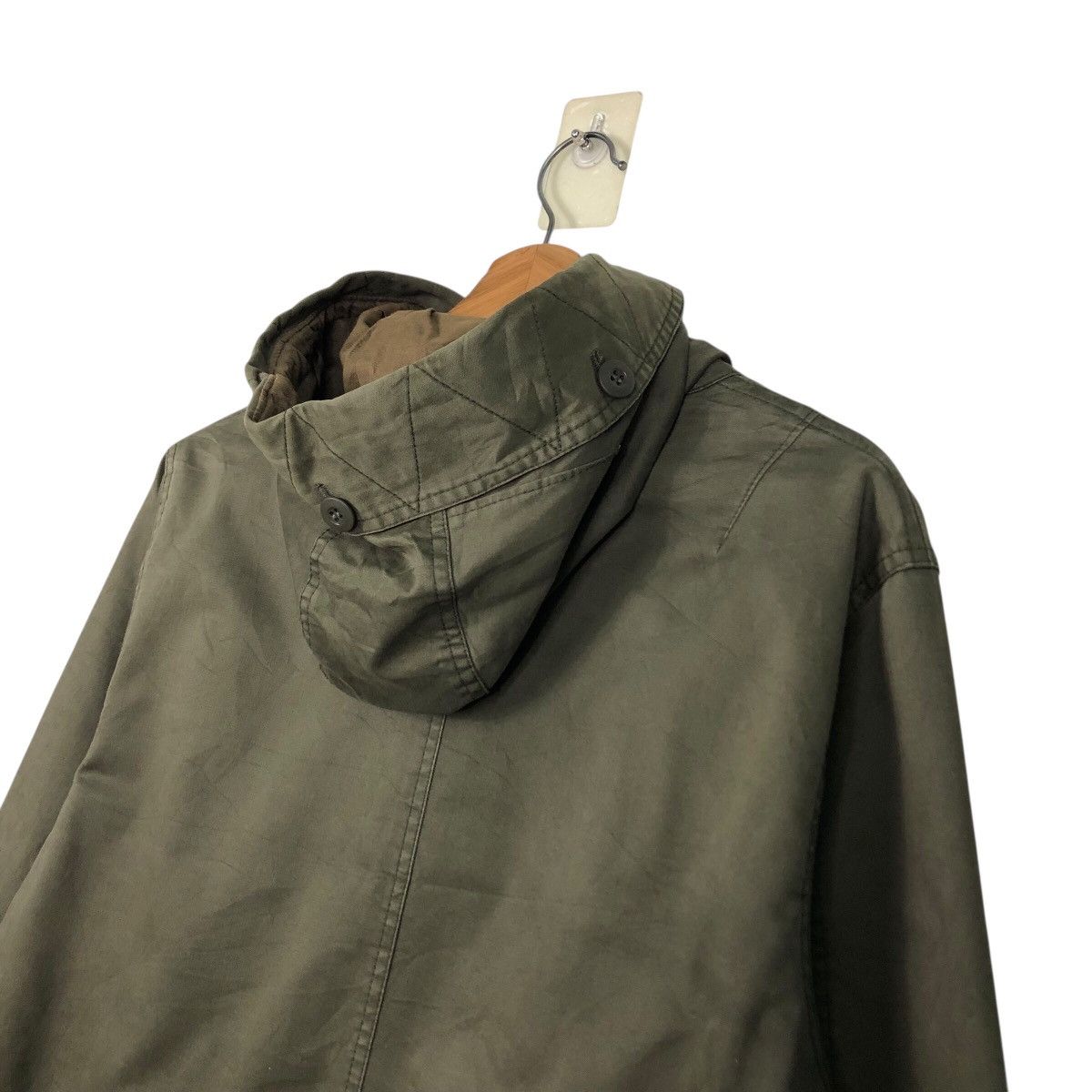 Hysteric Glamour 📌Rich Green Military Biker Jacket Zipper Hoodie Slick Punk Size US M / EU 48-50 / 2 - 11 Thumbnail