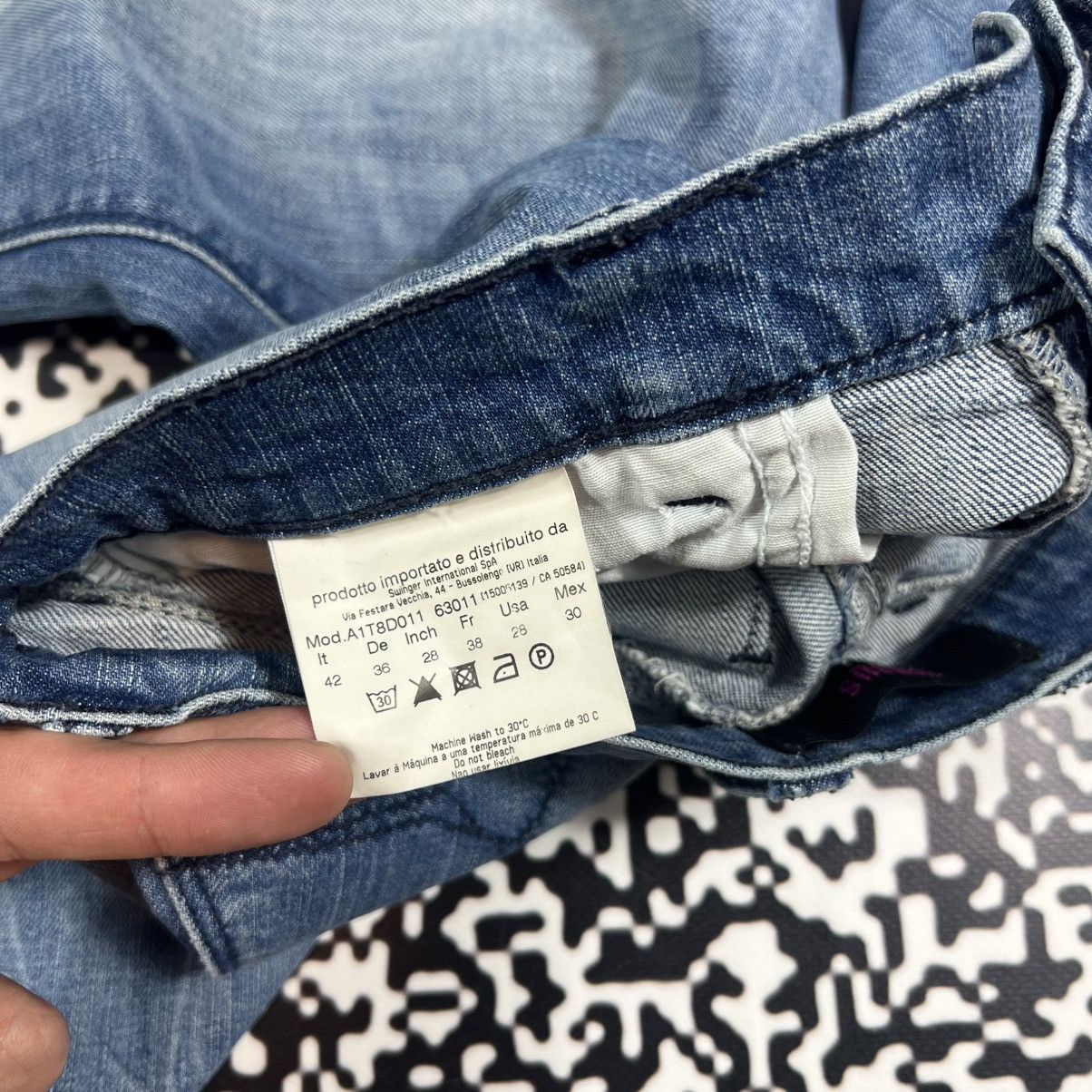 Versus Versace Vintage Y2K Versace Versus Luxury Casual Jeans 90s Style Size 28" / US 6 / IT 42 - 18 Thumbnail