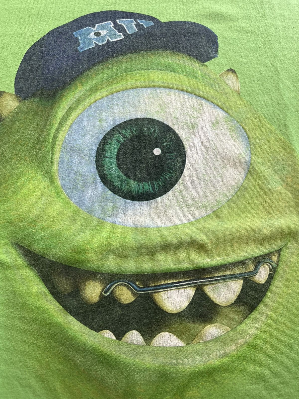 Disney Vintage Mike Wazowski Monsters.inc Disney Pixar Big face Size US XL / EU 56 / 4 - 6 Thumbnail