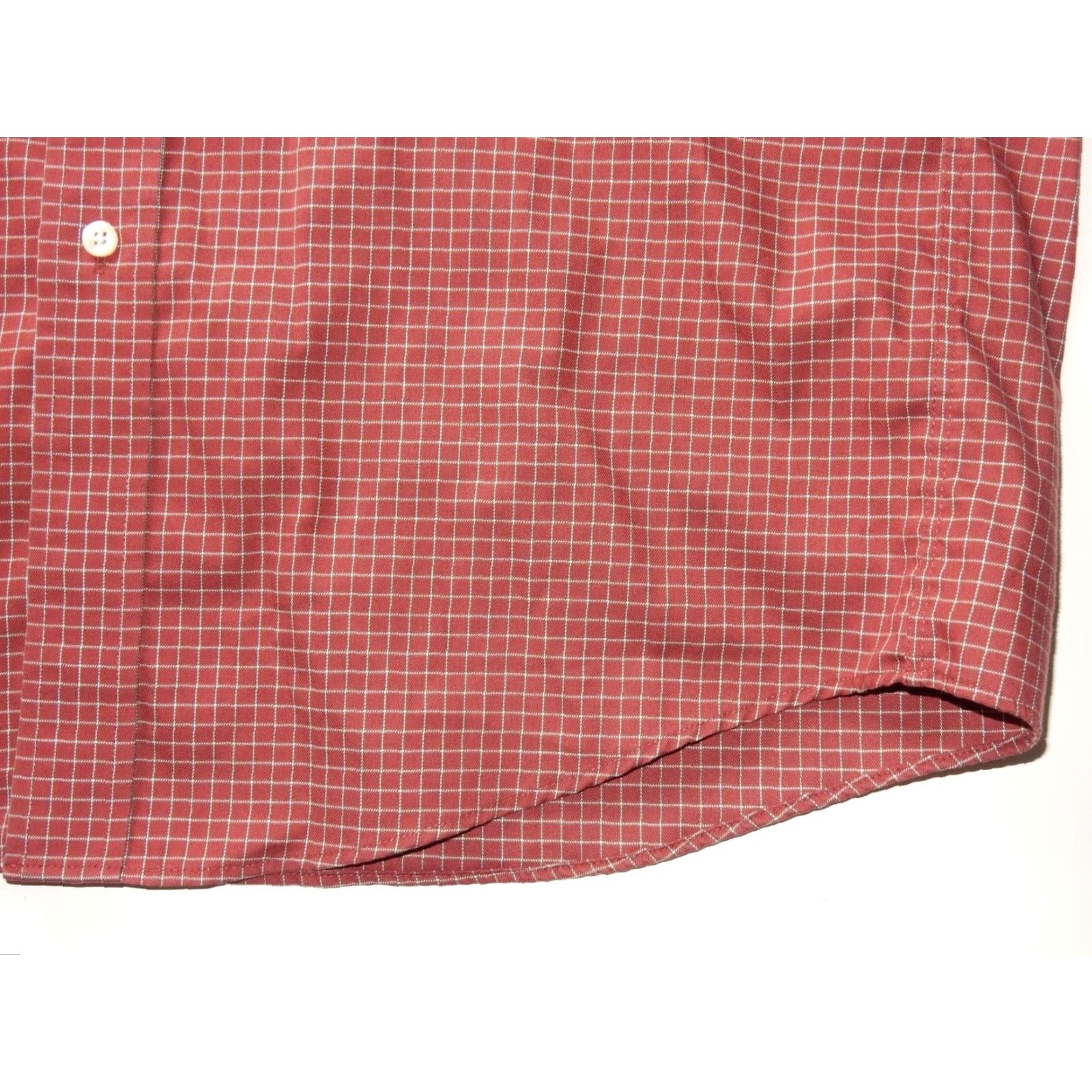 Vintage VINTAGE L.L. Bean Men's Long Sleeve Plaid Button-Up Shirt Size M Medium Red Cotton Size US M / EU 48-50 / 2 - 3 Thumbnail