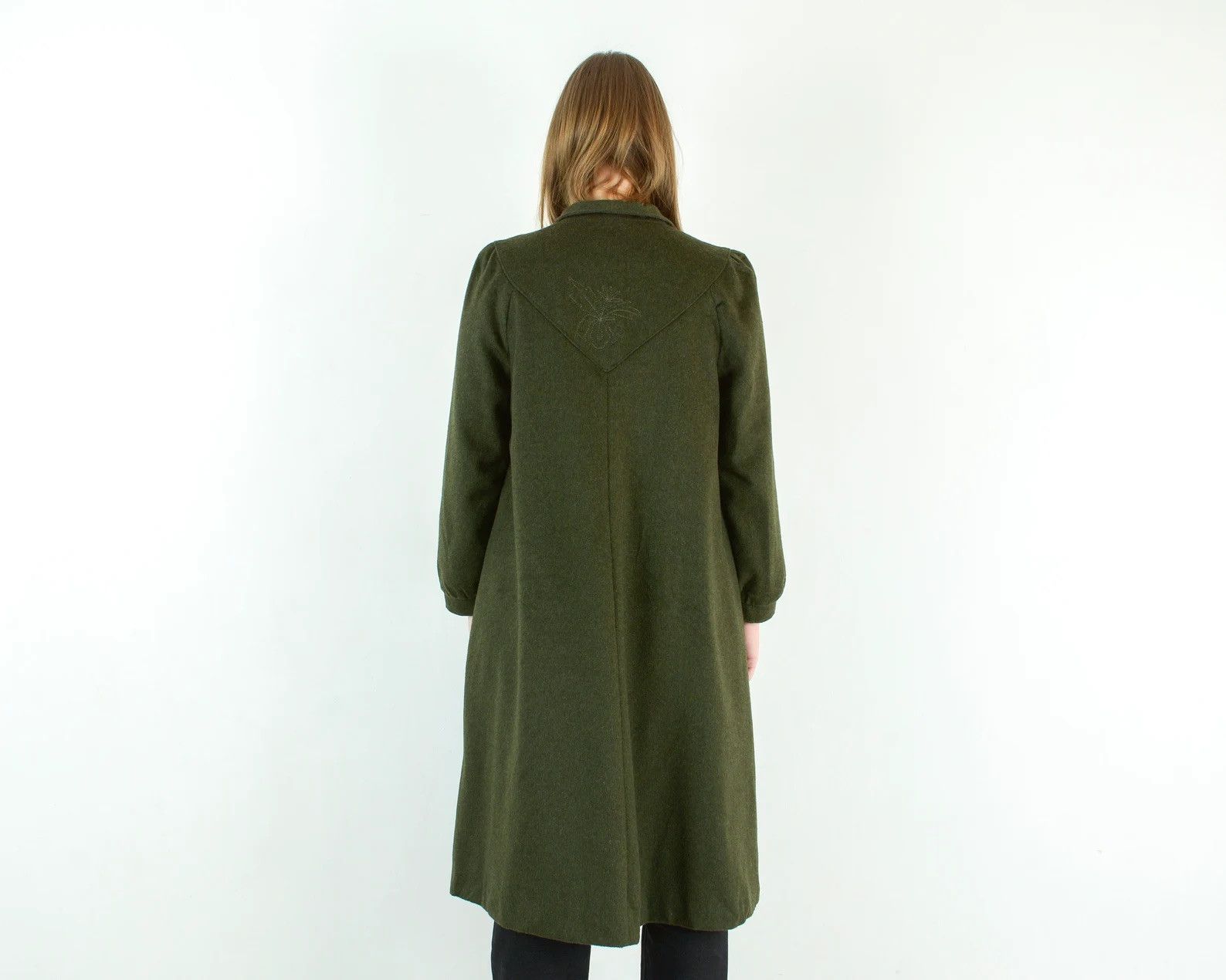 Other 70s Sport Loden women coat green jacket khaki winter Size M / US 6-8 / IT 42-44 - 2 Thumbnail