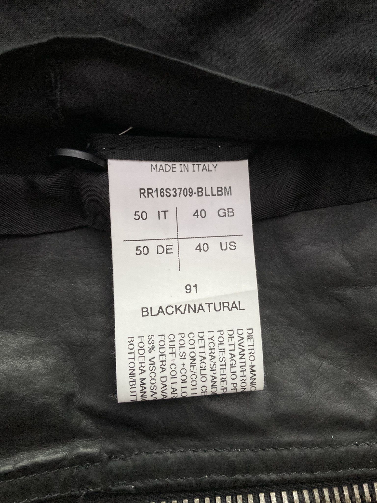 Rick Owens Runway S/S 16 "CYCLOPS" Patchwork Bomber Jacket Rick Owens Size US M / EU 48-50 / 2 - 19 Thumbnail