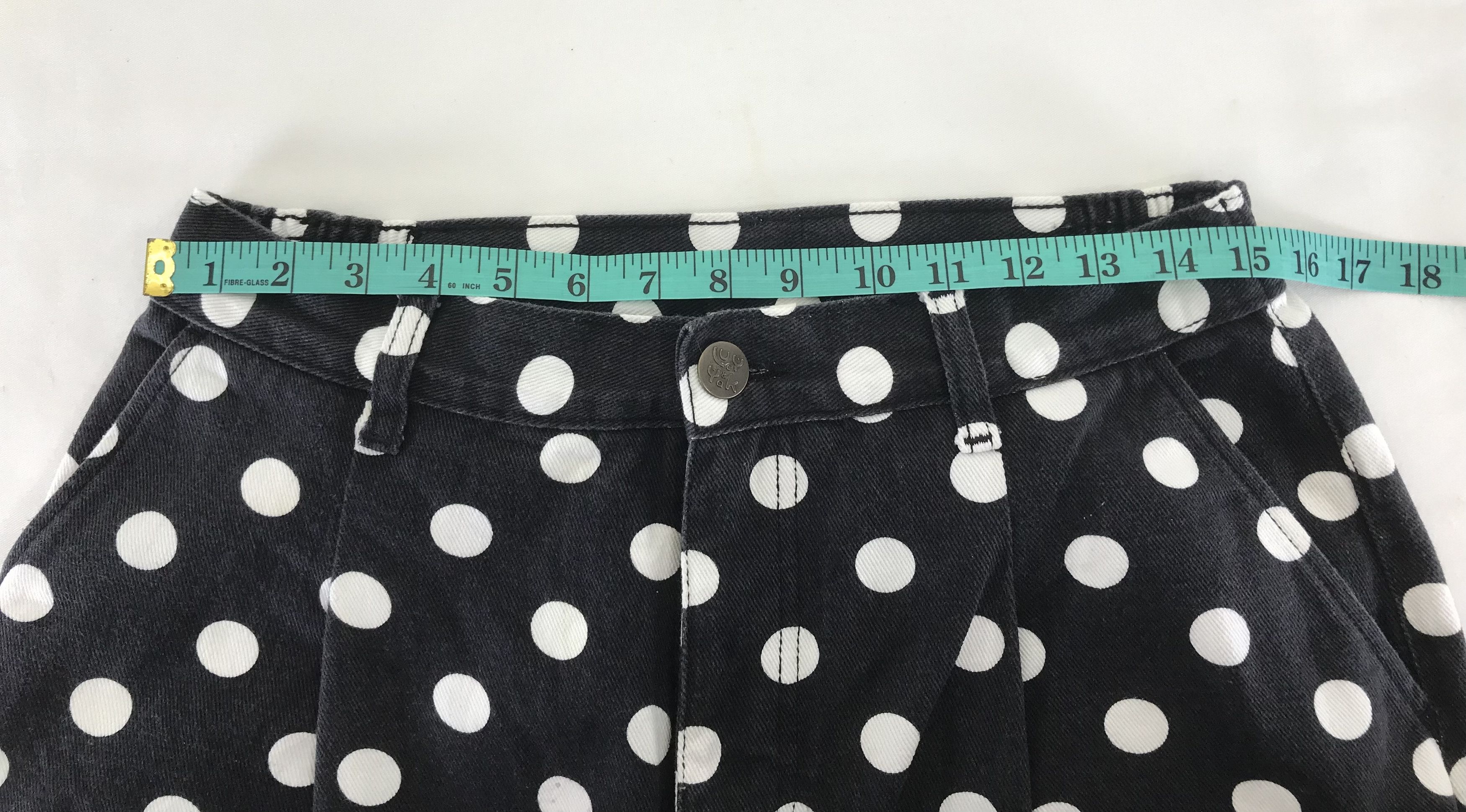 Japanese Brand Vintage Lucy & Yak Polkadot Crazy Baggy Jeans Size US 30 / EU 46 - 14 Thumbnail
