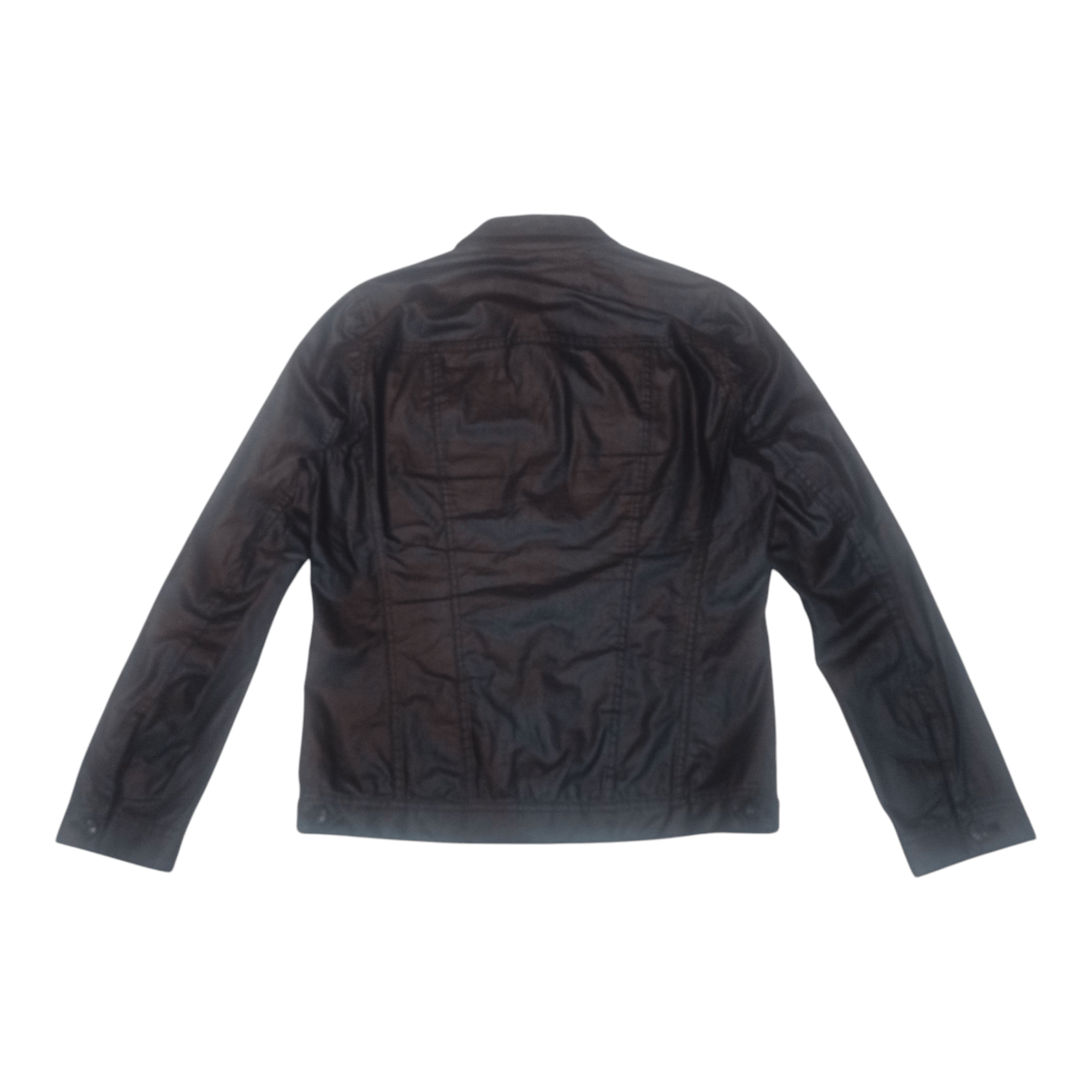 Japanese Brand Satoru Tanaka Coated Trucker Jacket Made In Japan Size US M / EU 48-50 / 2 - 2 Thumbnail