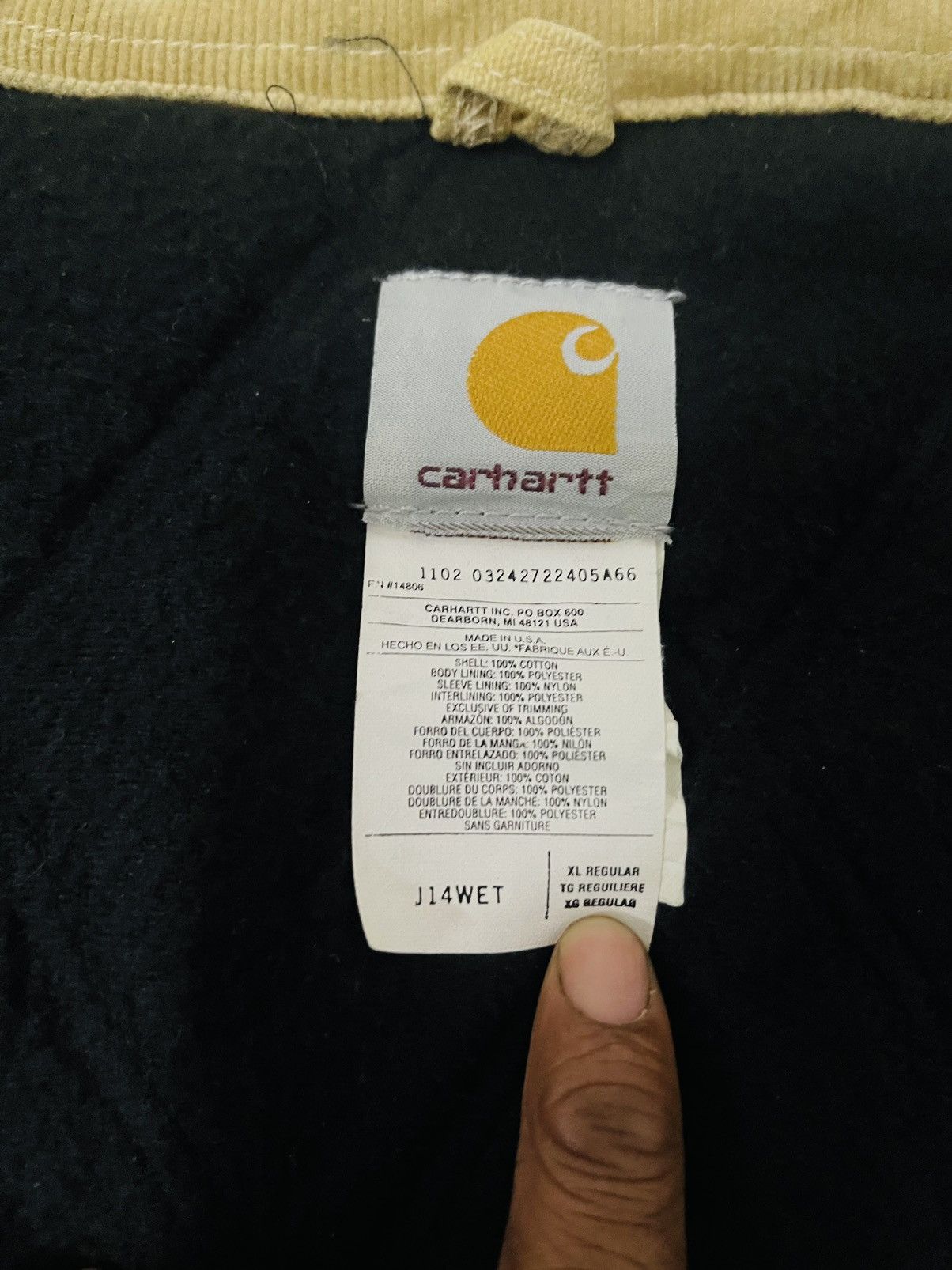 Carhartt Steal 🔥 Vintage Carhartt Bomber Jacket Size US XL / EU 56 / 4 - 4 Thumbnail