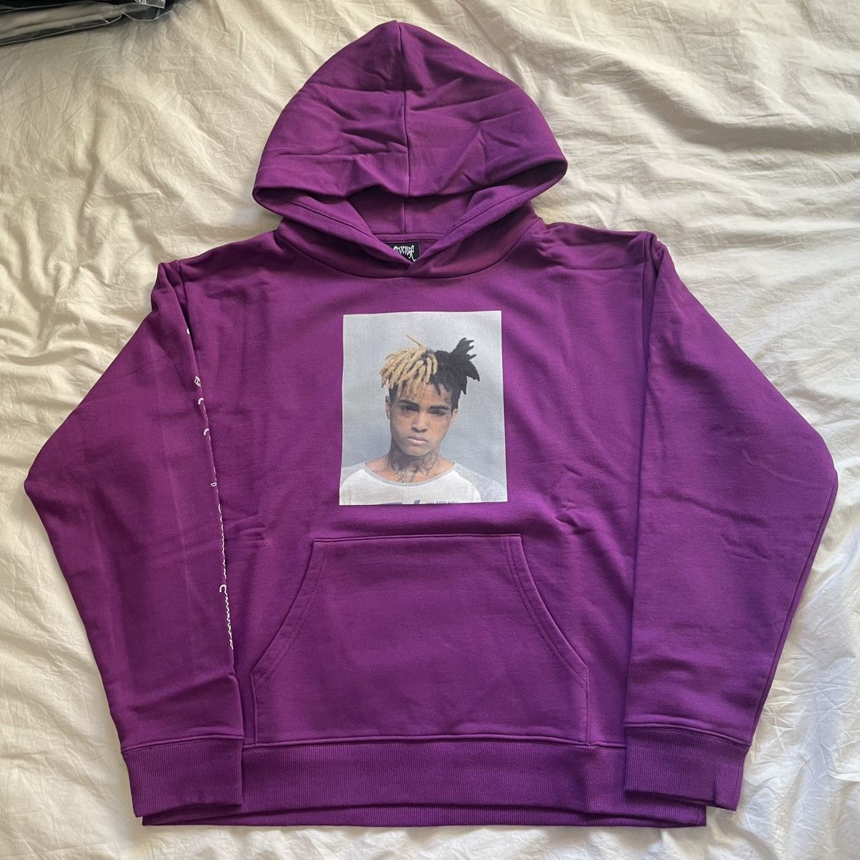 Revenge XXXTentacion Mugshot Hoodie Purple