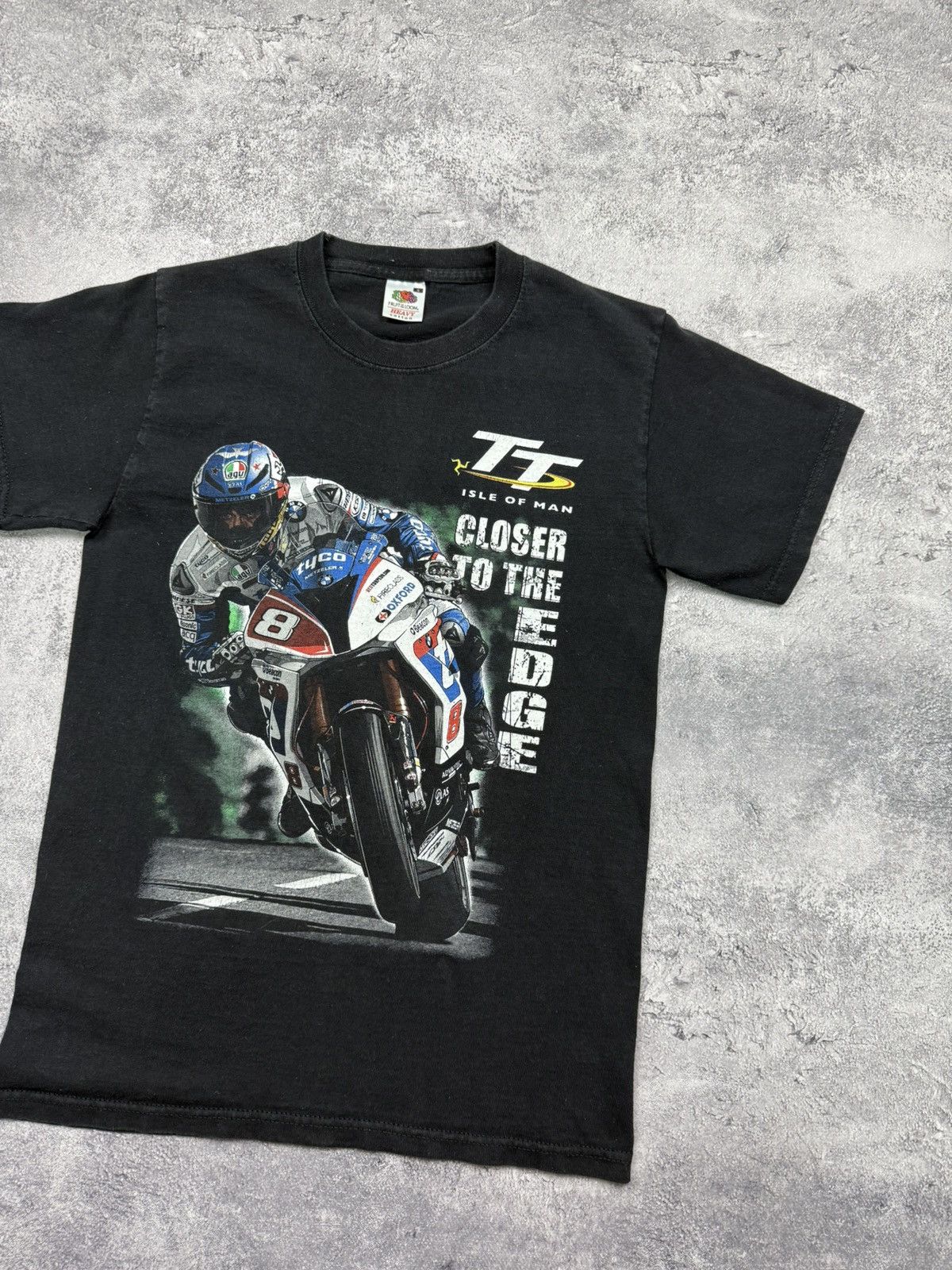 BMW 00’s Vintage BMW Dainese Moto Racing T-Shirt Isle Of Man Size US S / EU 44-46 / 1 - 4 Thumbnail