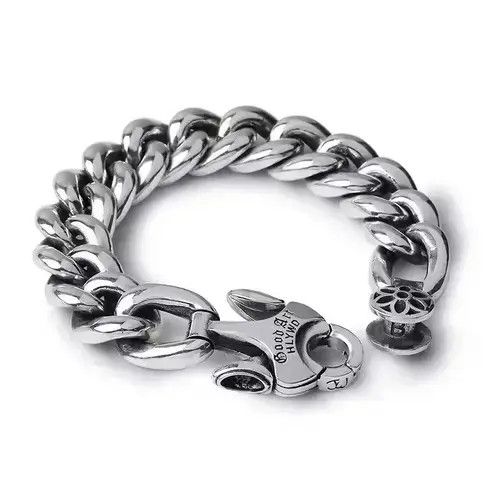 VIBE Art Cherry Blossom Cuban Chain Bracelet Size ONE SIZE - 3 Thumbnail