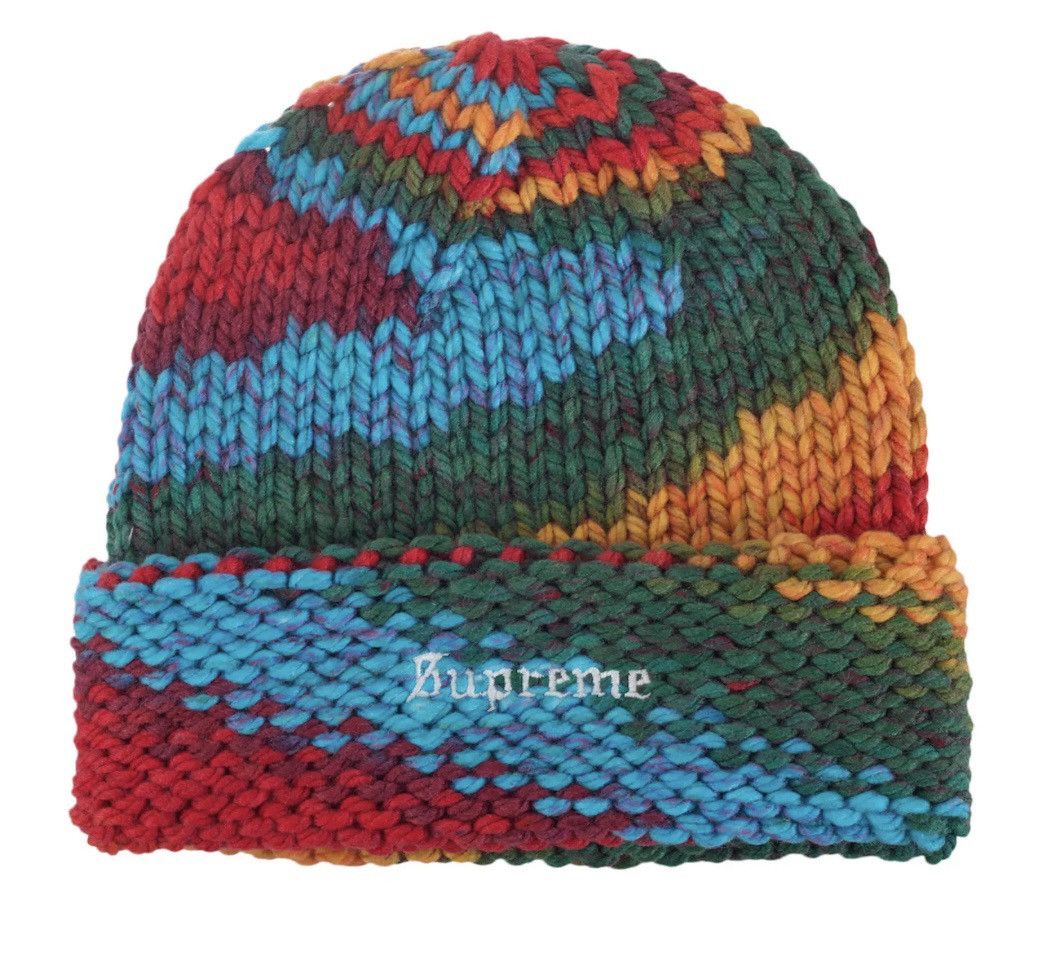 【完売品】supreme Gradient Spacedye Beanie Supreme Gradient Spacedye Beanie Olive - SS24 - US