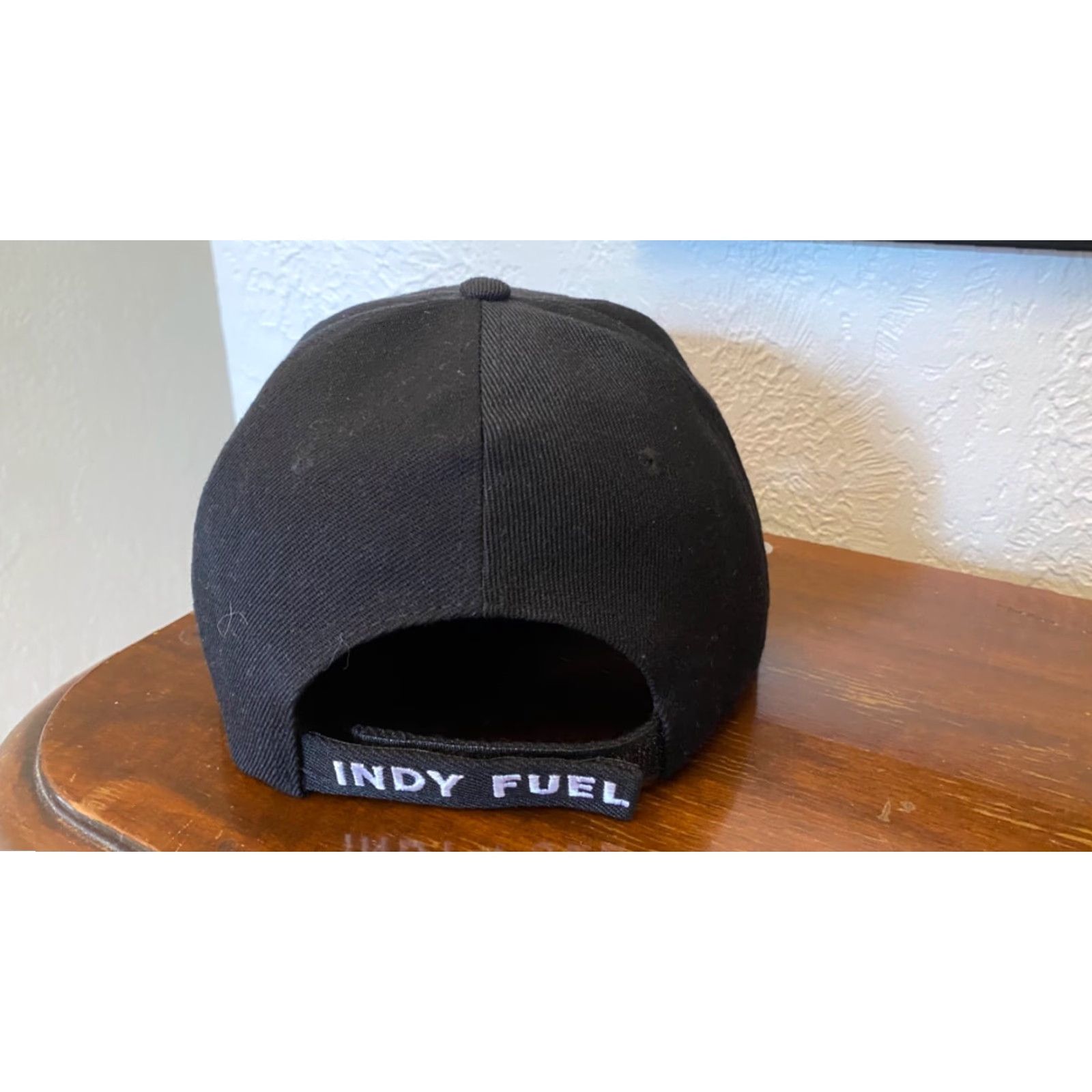 NASCAR NASCAR Indy Fuel Racing Hat Adjustable StrapBack Black And Red Cap One Size Adjustable Baseball Cap Unisex Adults Mens Size ONE SIZE - 3 Thumbnail