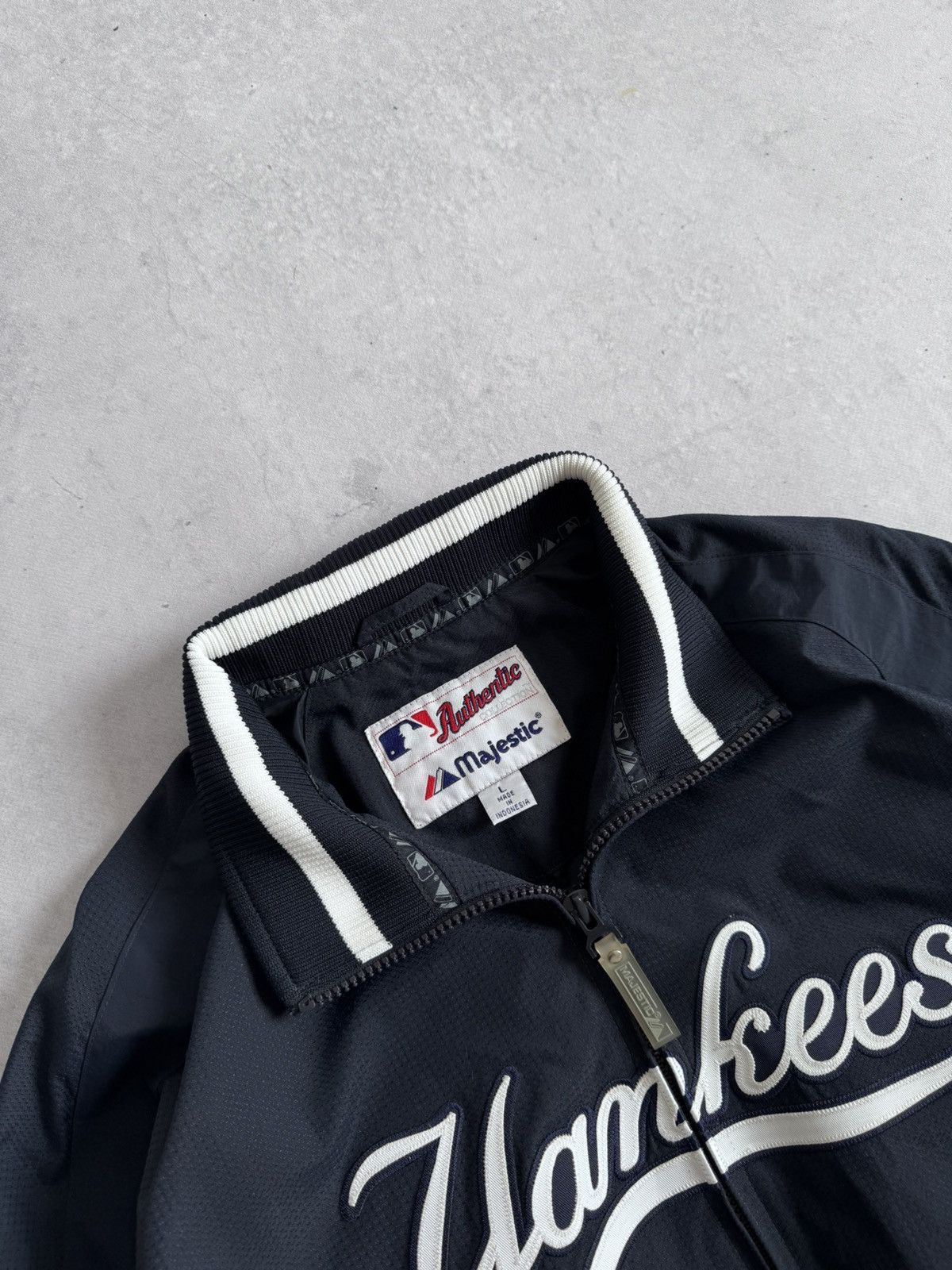 Majestic Vintage Yankees New York Majestic Baseball Nylon Men Bomber Size US L / EU 52-54 / 3 - 2 Thumbnail