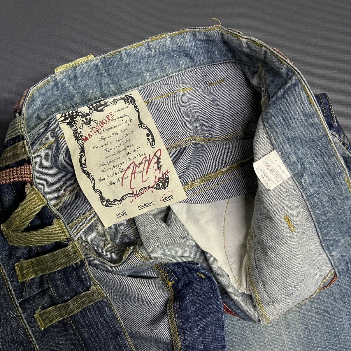 If Six Was Nine × Japanese Brand × Le Grande Bleu (L.G.B.) MANYDOPE IN HEAVEN BLINDEGE DESIGNER JEANS Size US 32 / EU 48 - 6 Thumbnail